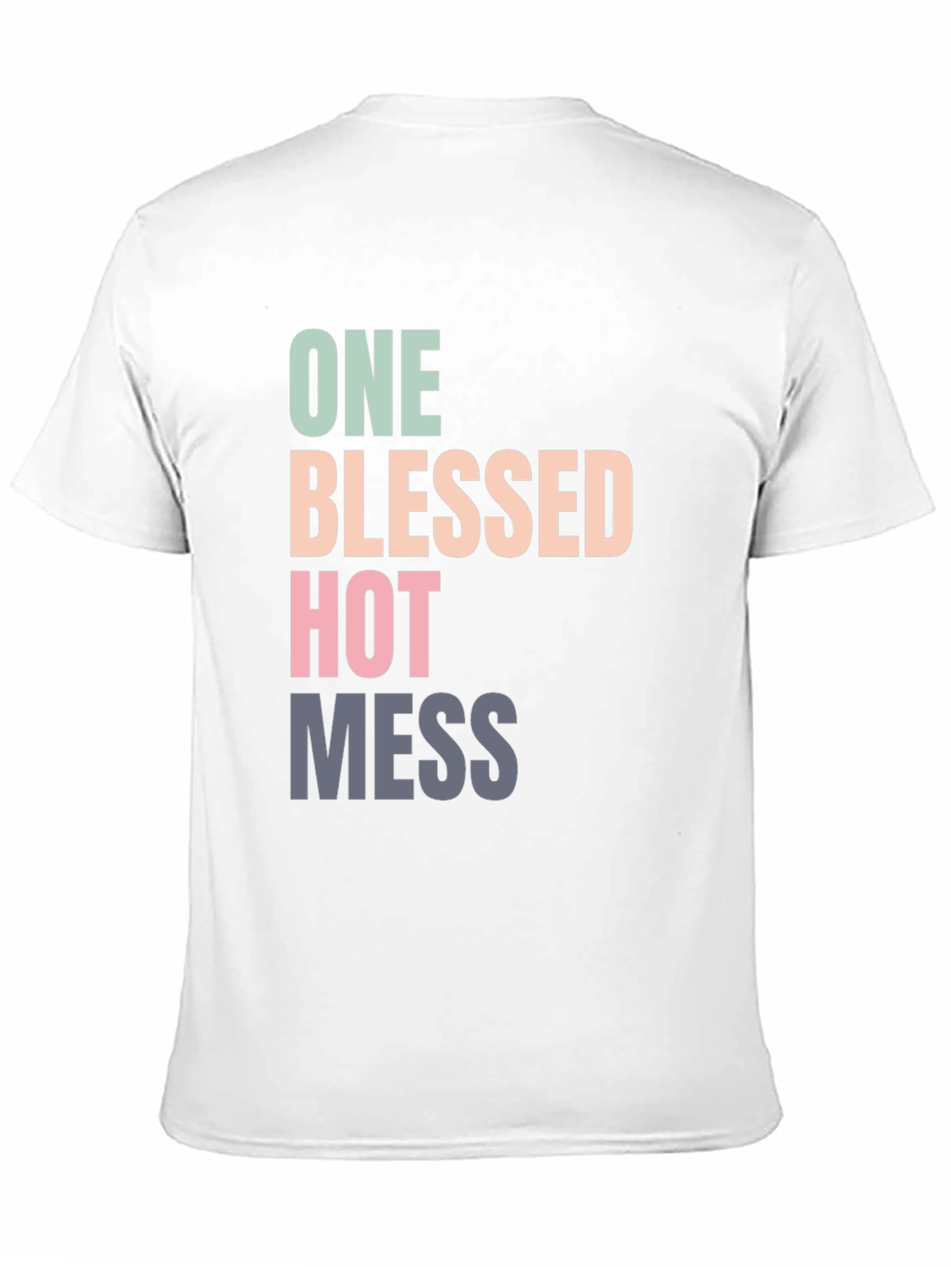 Black One Blessed Hot Mess Graphic Tee view 11