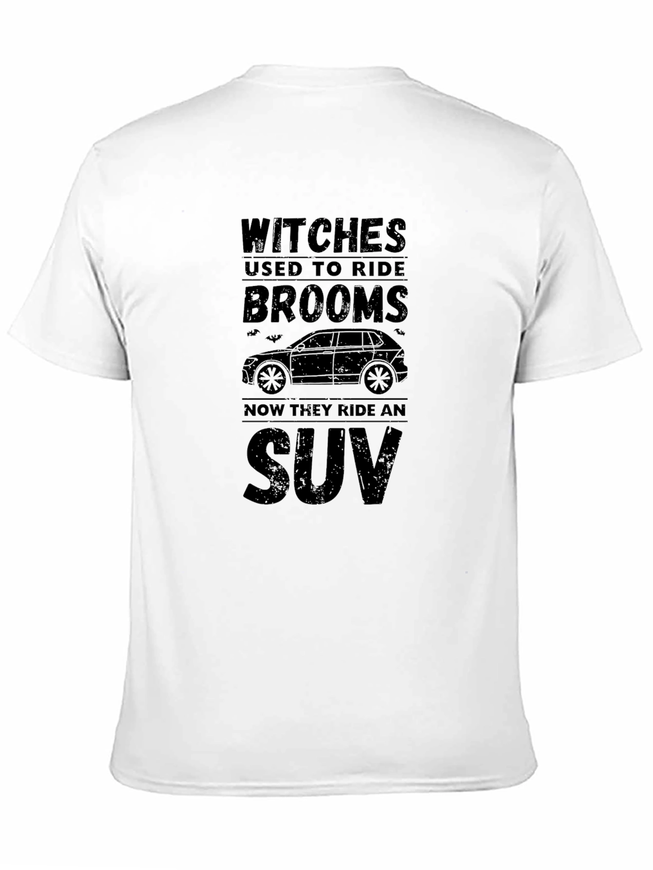 Witches Ride SUV Funny Halloween Graphic Tee - 11