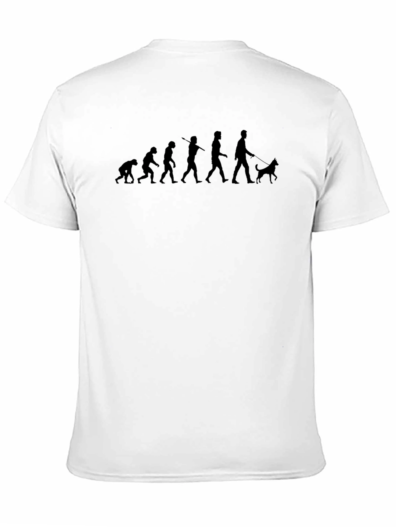 Black Evolution Dog Walking T-Shirt view 11