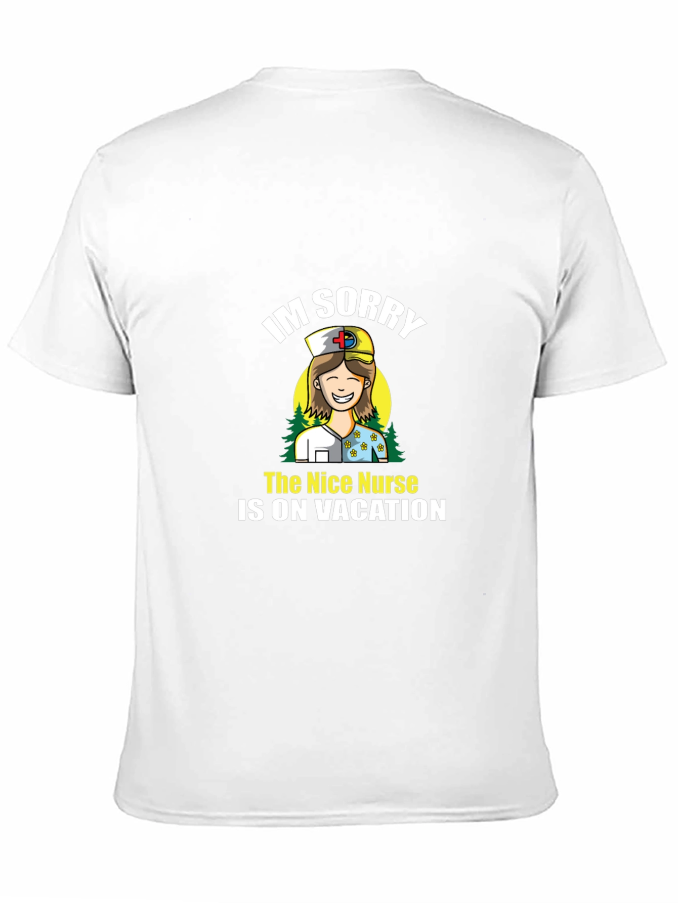 Black Funny Nurse On Vacation T-Shirt  view 11