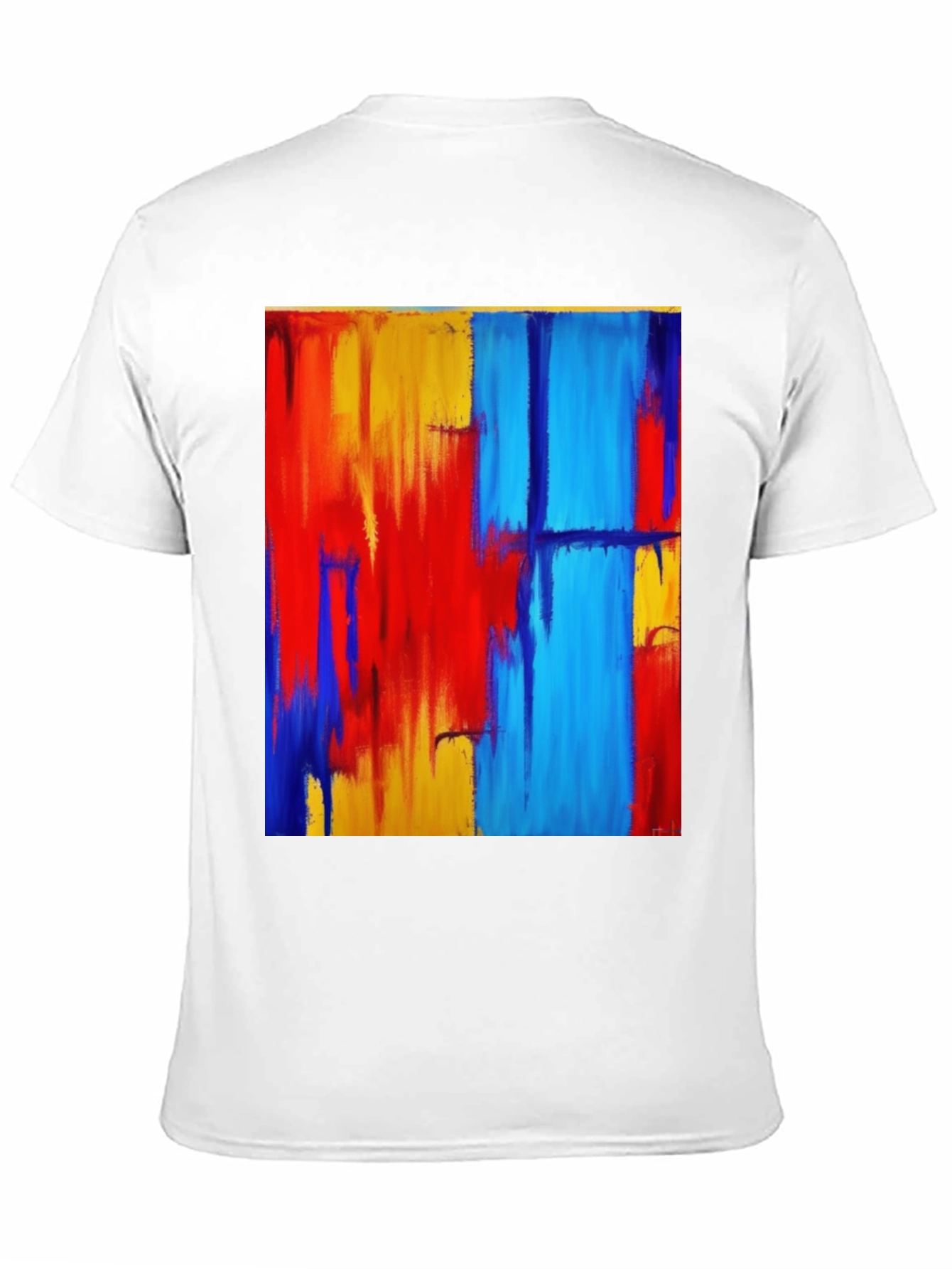 Black Abstract Art T-Shirt - Modern Graphic Tee view 11