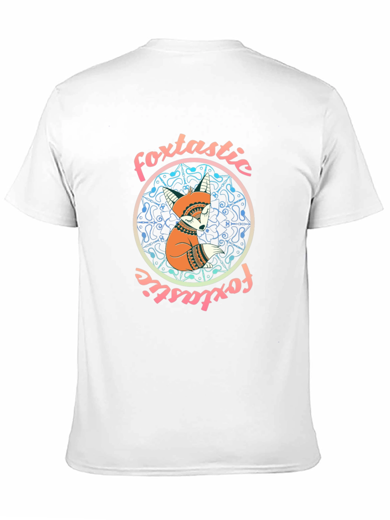 Black Foxtastic Graphic Print T-Shirt view 11