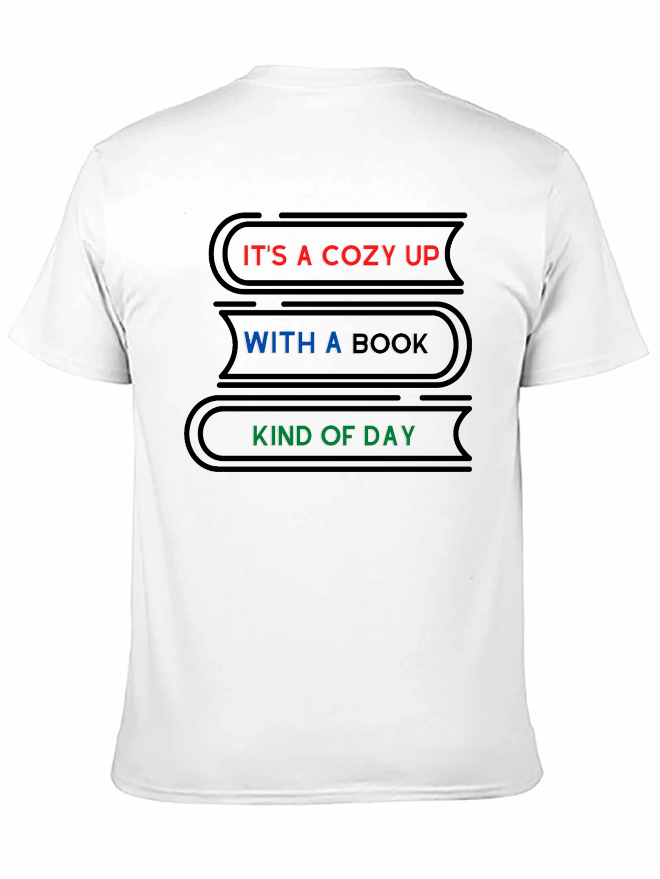Black Cozy Up With a Book T-Shirt view 11
