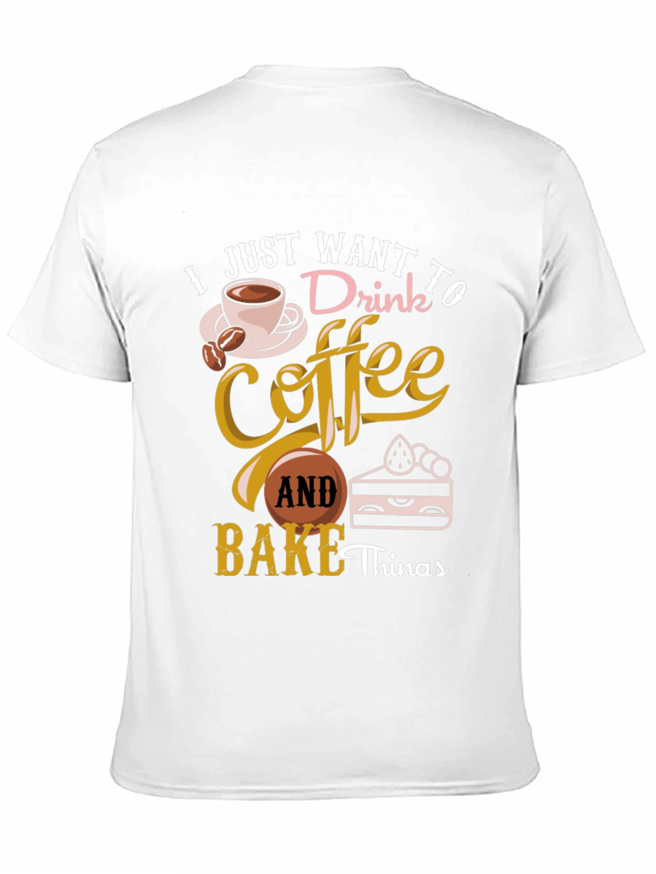 Black Coffee & Baking Lover T-Shirt view 11