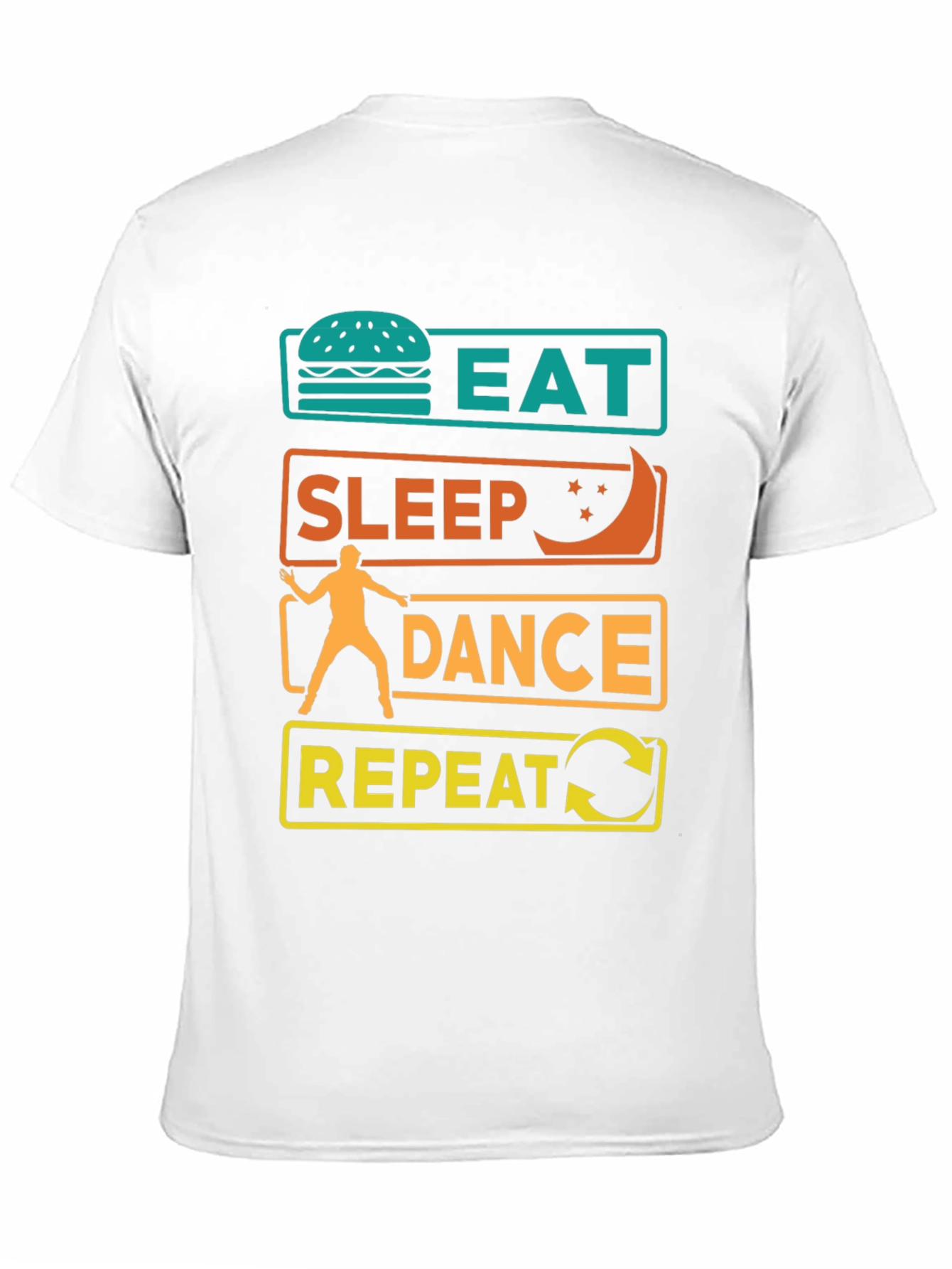 Black Eat Sleep Dance Repeat Graphic Tee view 11