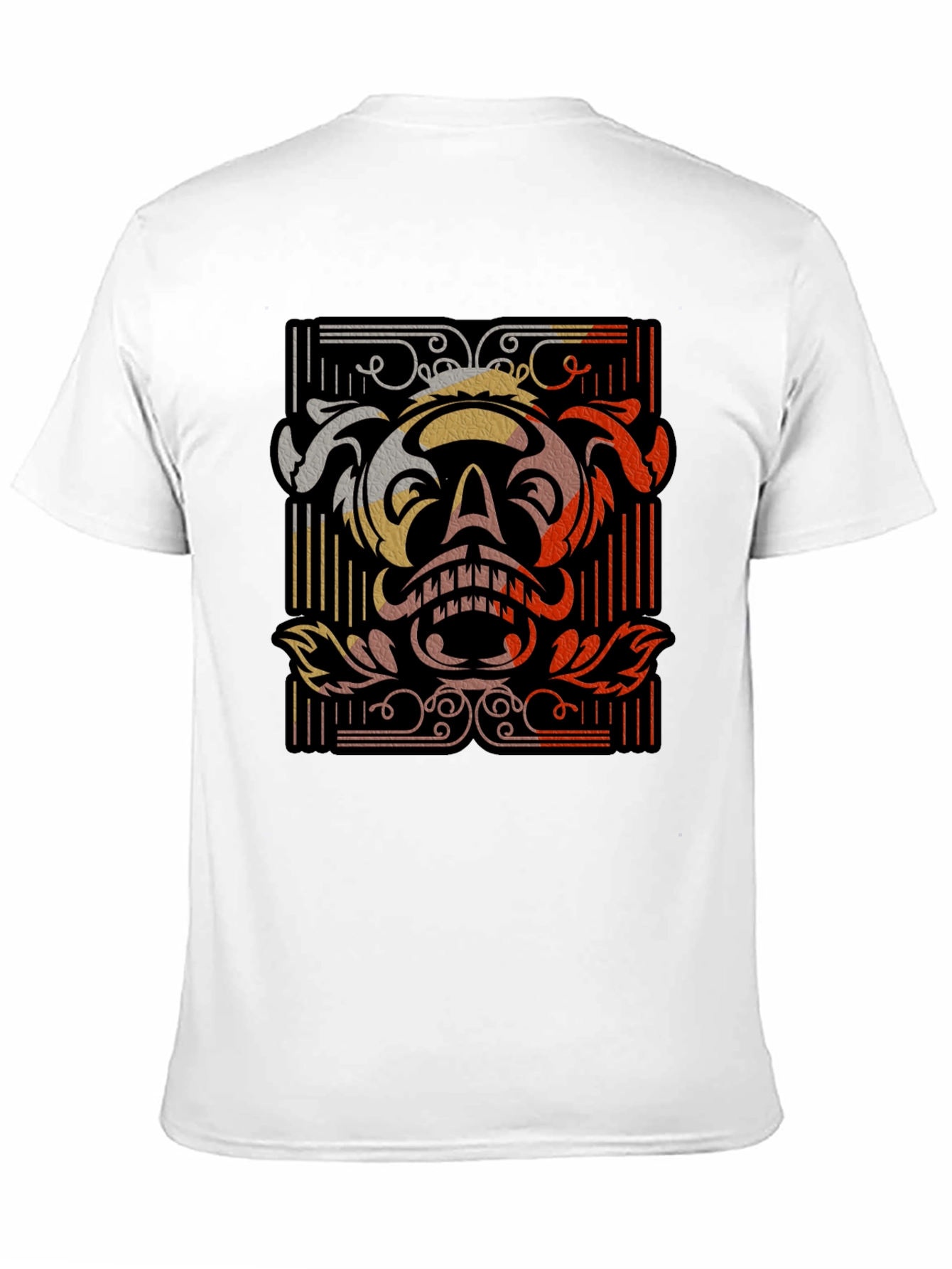 Black Skull Graphic Black T-Shirt - Unique Retro Design view 11