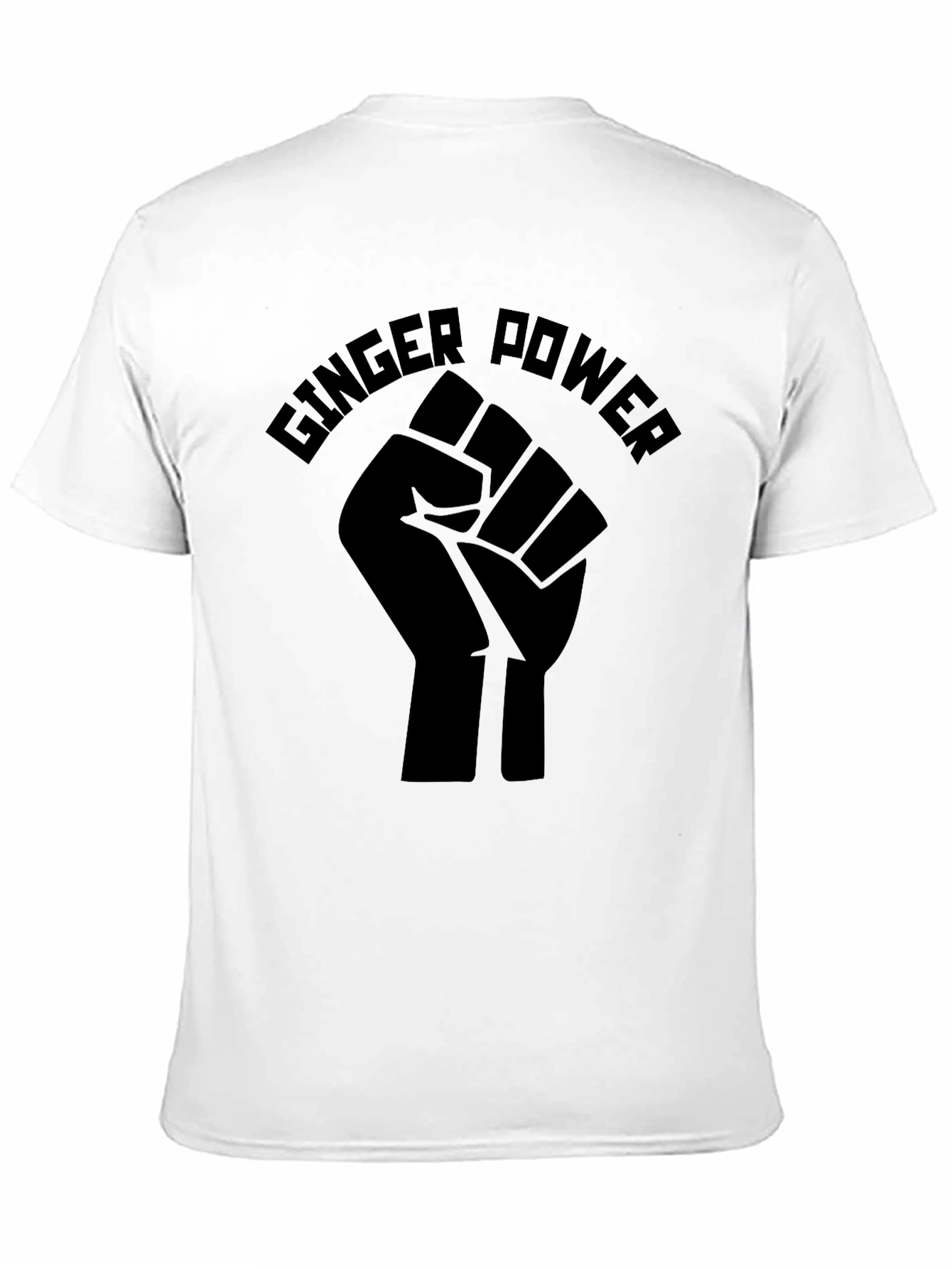 Black Ginger Power Fist Black T-Shirt view 11