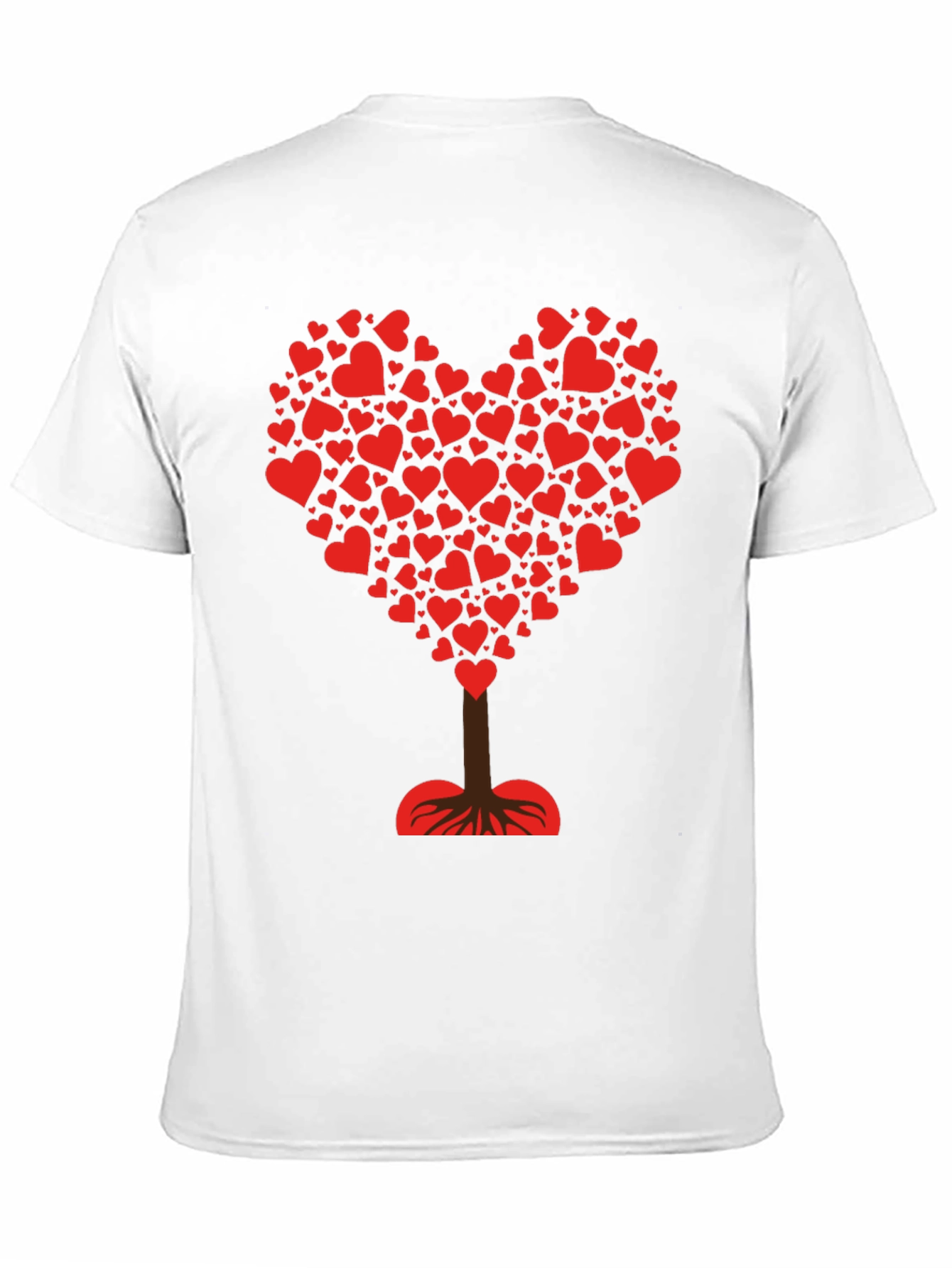 Black Heart Tree Graphic Tee - Love & Nature T-Shirt view 11