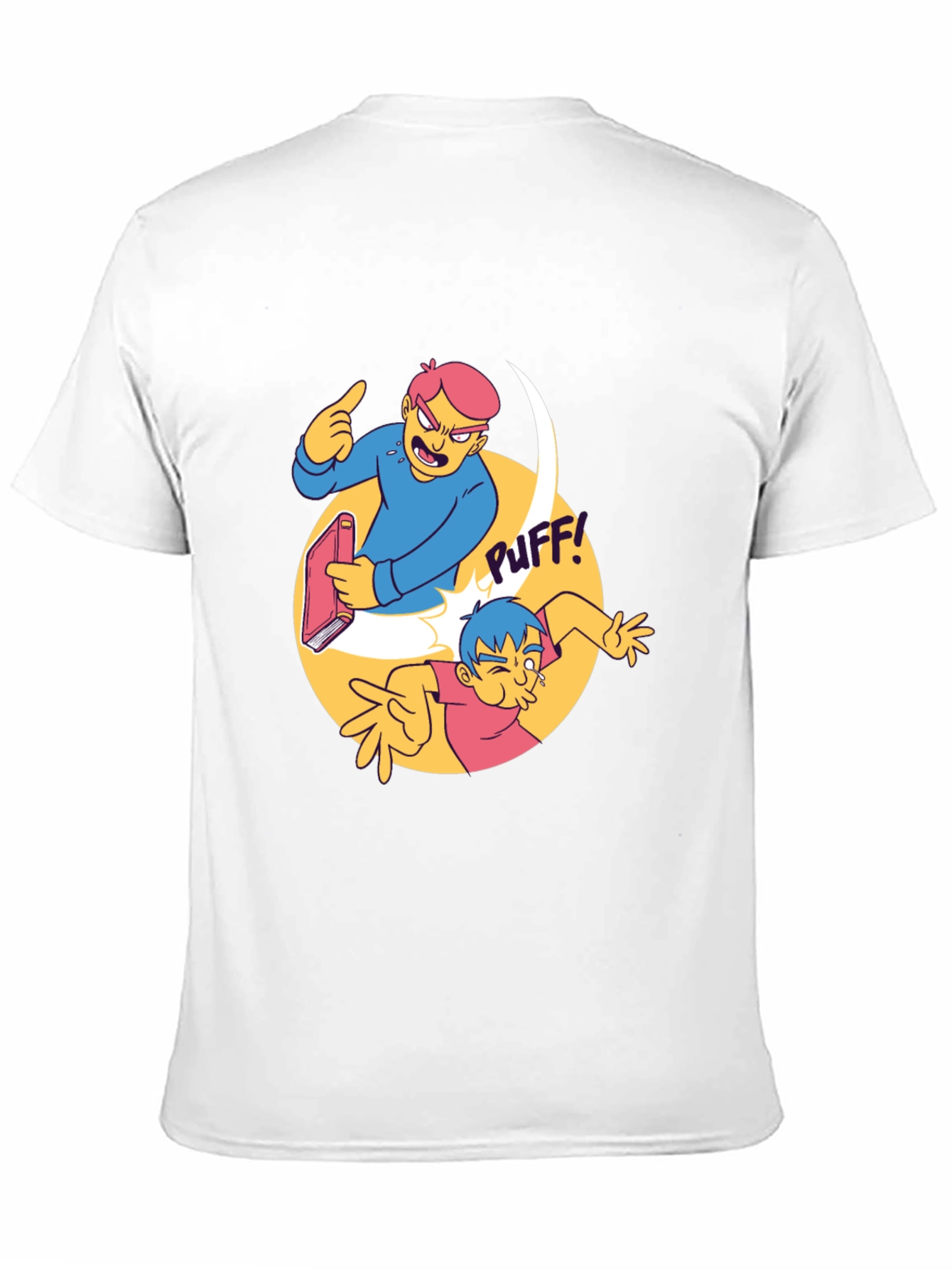 Black Cartoon Slapstick Graphic T-Shirt view 11