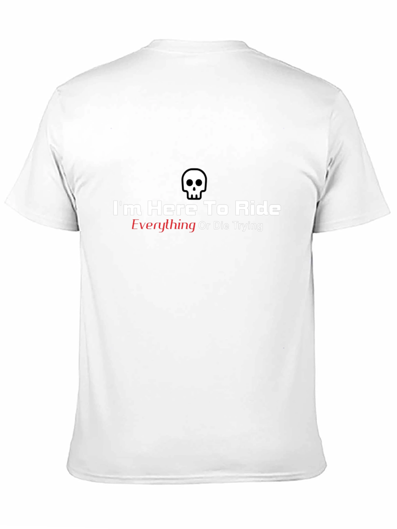 Black Skull Ride Everything T-Shirt view 11