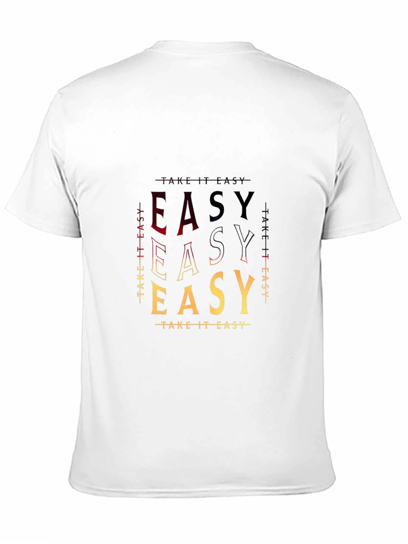 Black Take It Easy T-Shirt - Stylish Graphic Tee view 11