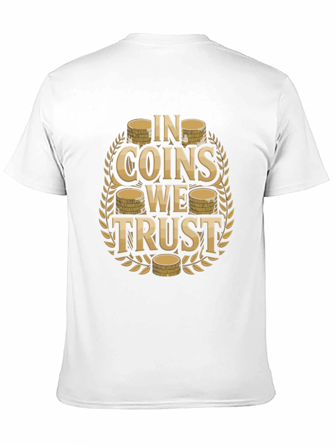 Black In Coins We Trust Graphic Tee - Black Cotton view 11