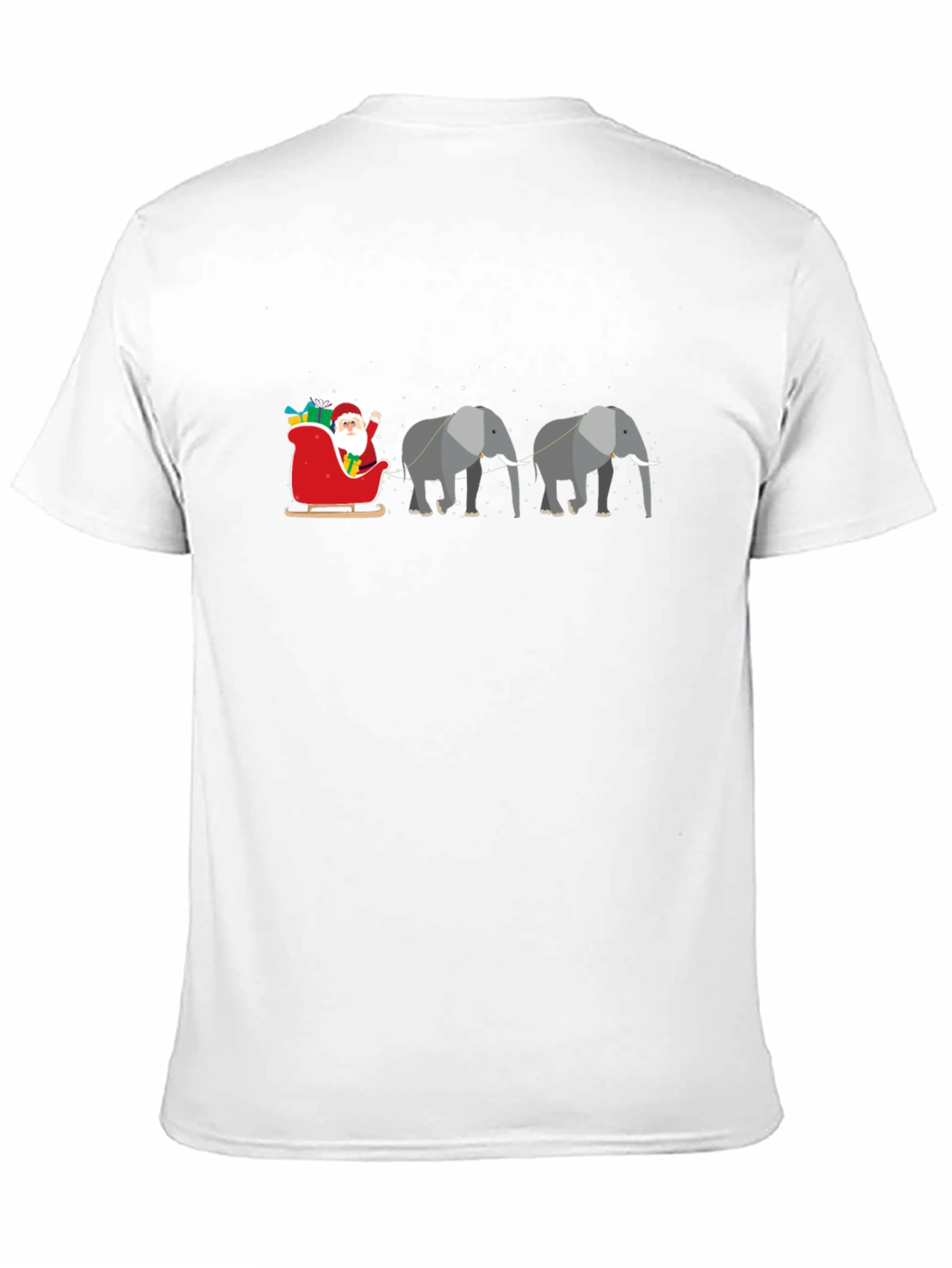 Black Holiday Elephant T-Shirt view 11