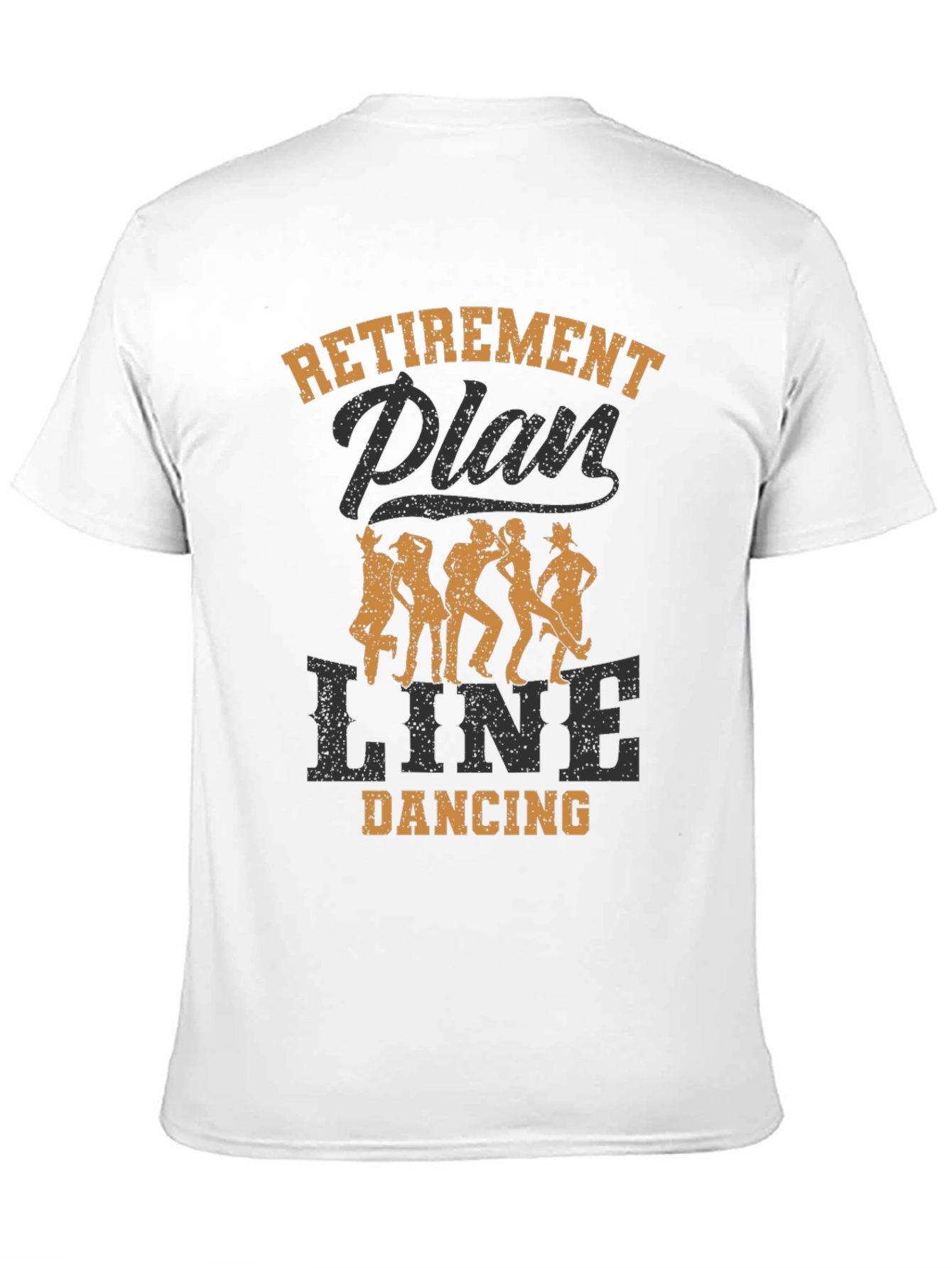 Black Retirement Plan Line Dancing Graphic Tee view 11