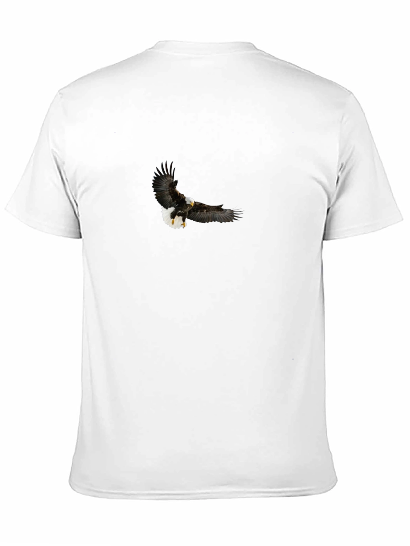 Black Bald Eagle Graphic Black T-Shirt view 11