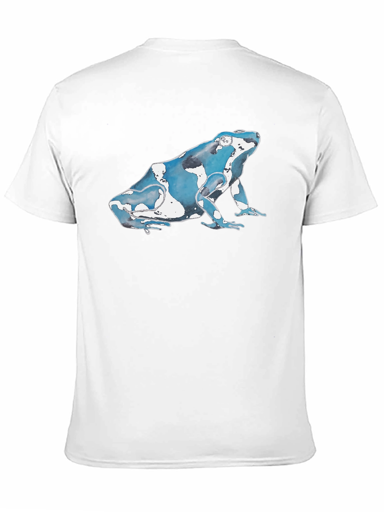 Black Blue Poison Dart Frog Graphic T-Shirt view 11