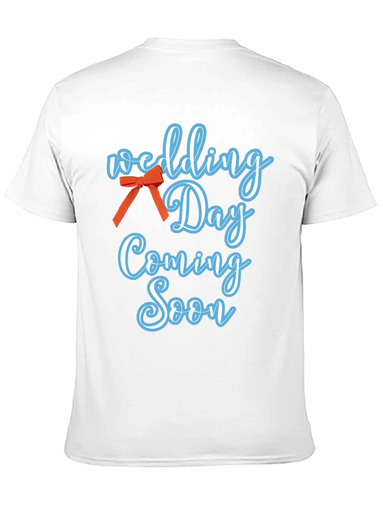 Black Wedding Day Coming Soon T-Shirt view 11