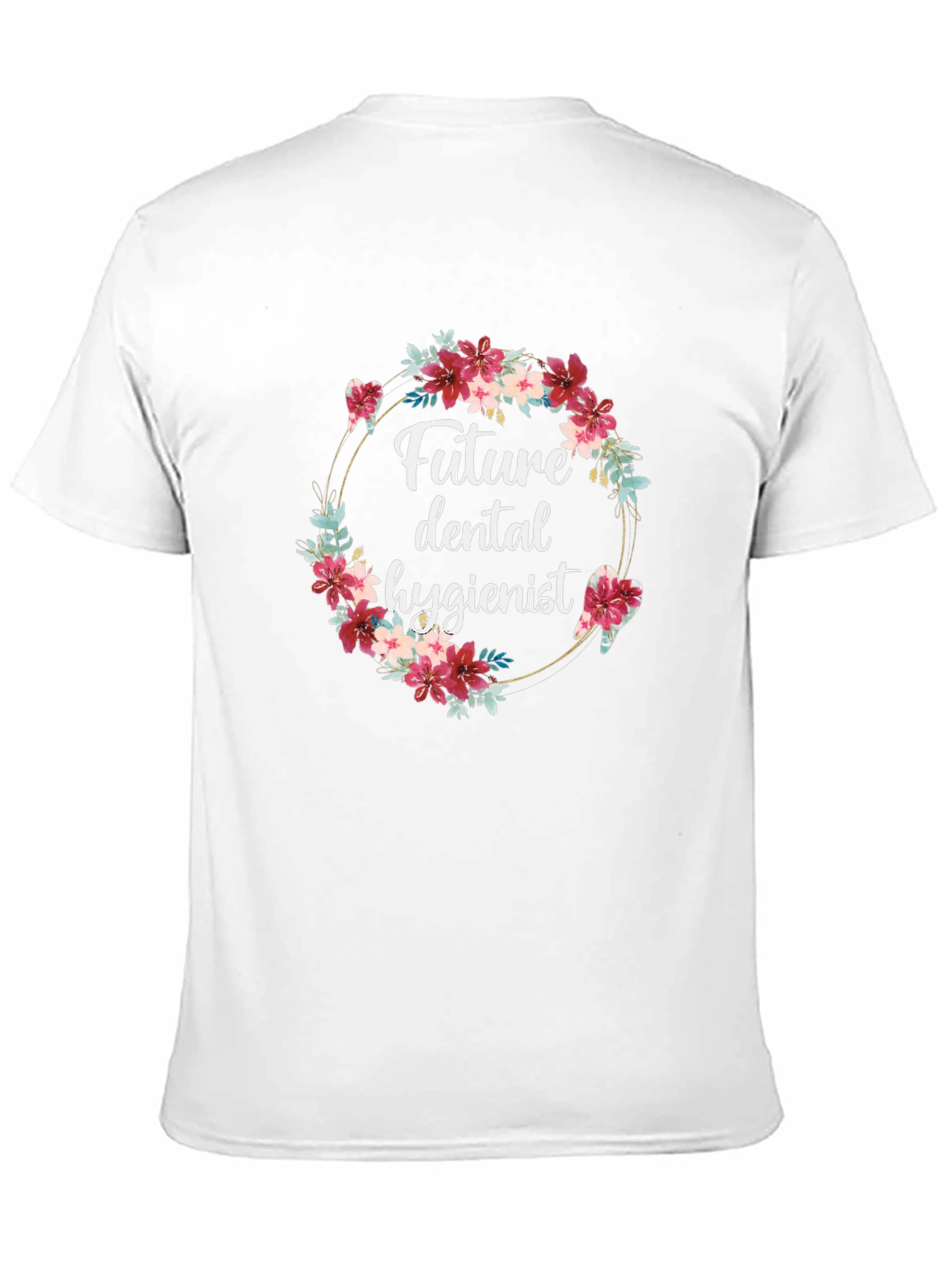 Future Dental Hygienist Floral T-Shirt - 11