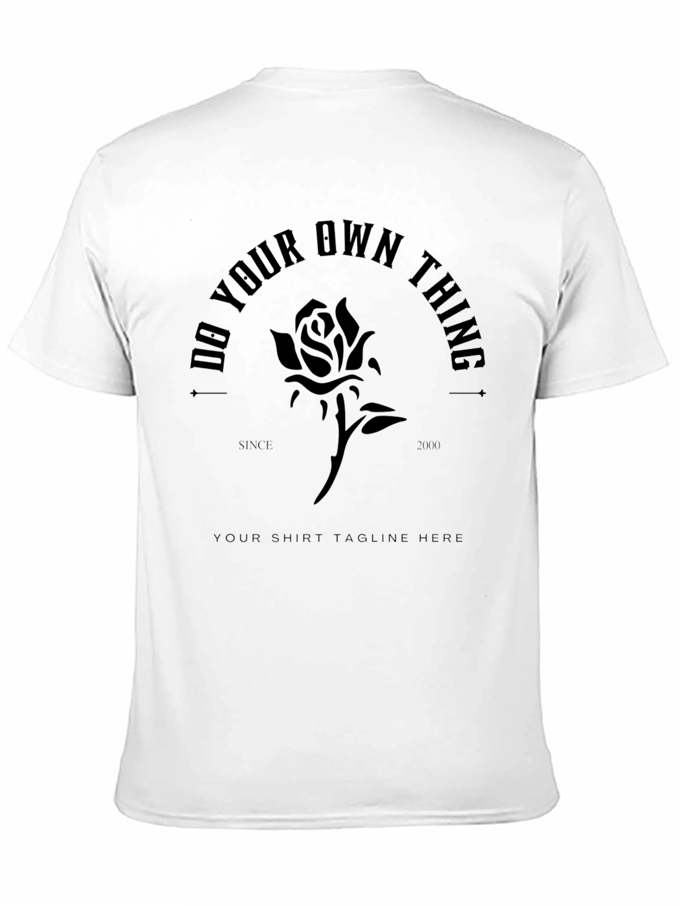 Do Your Own Thing Rose Graphic Tee - 11