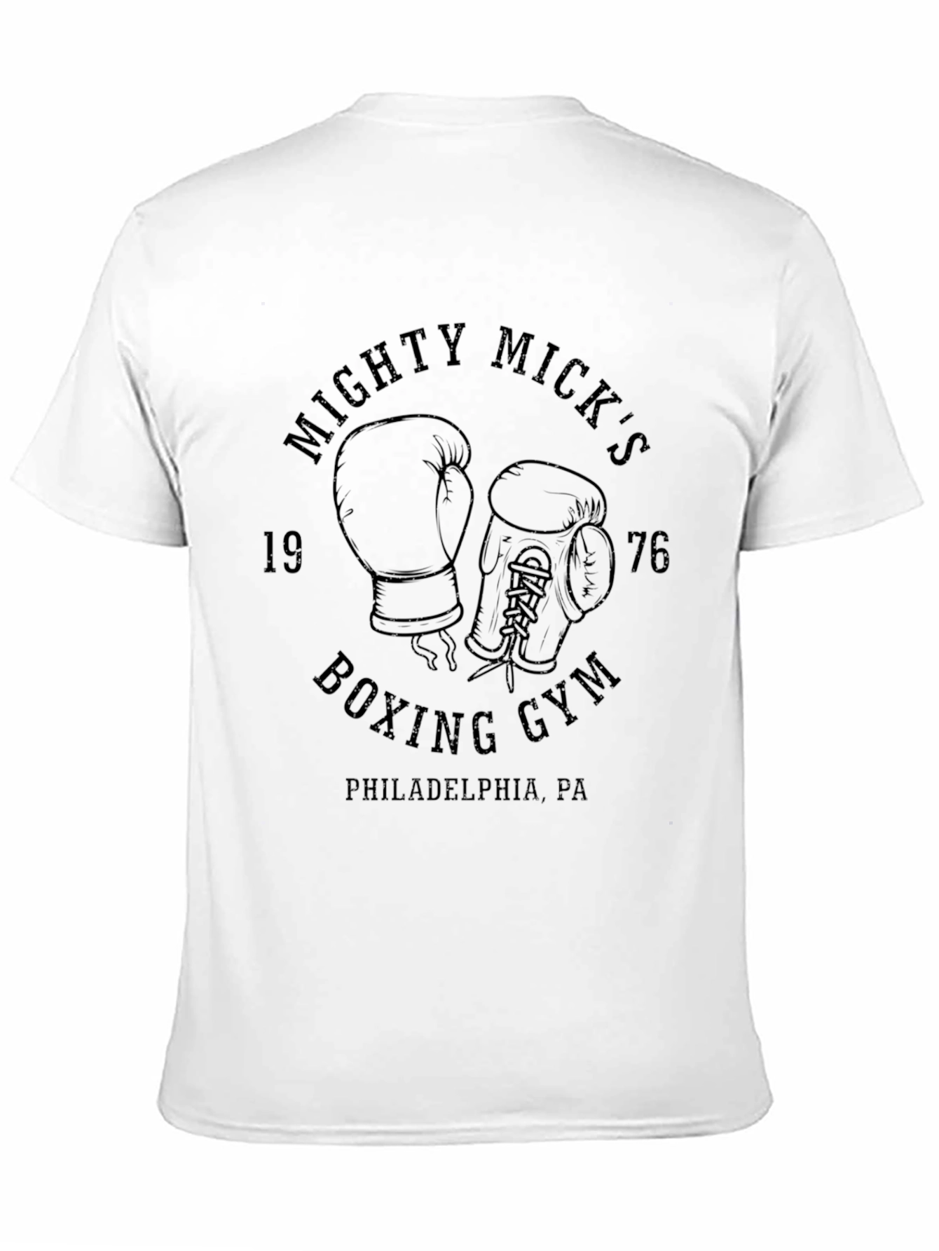 Black Mighty Mick's Boxing Gym T-Shirt view 11