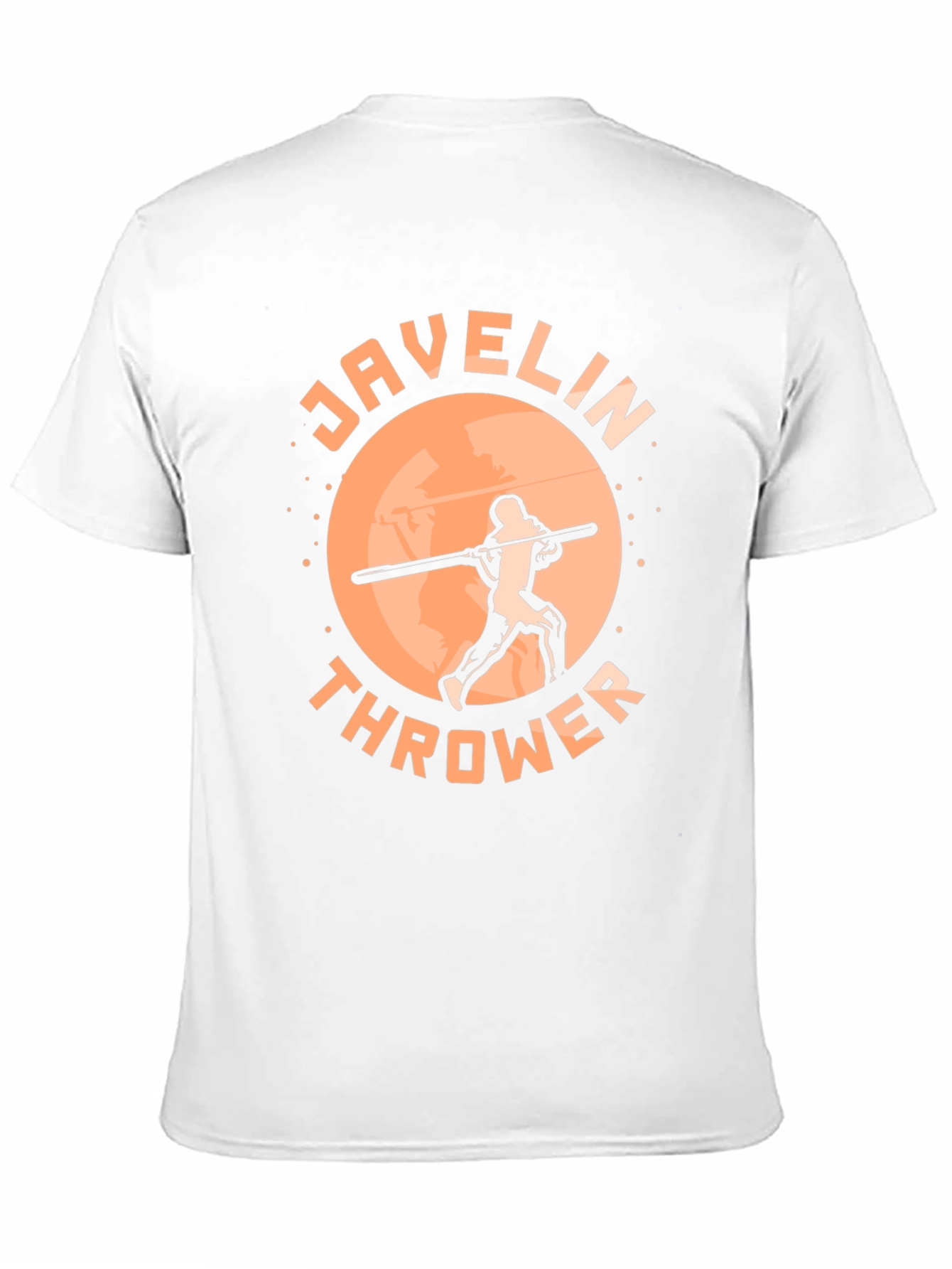 Black Javelin Thrower Graphic Tee - Sporty Black T-Shirt view 11