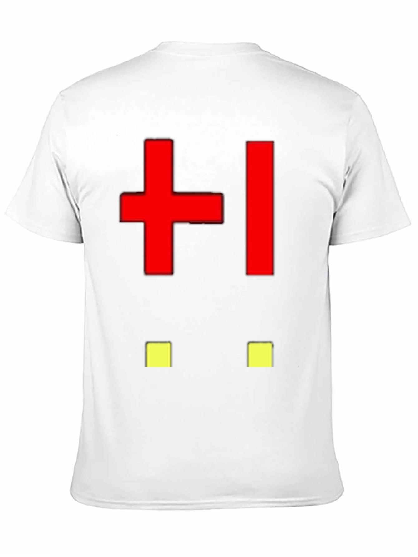 Black Abstract Pixelated Face Black T-Shirt view 11