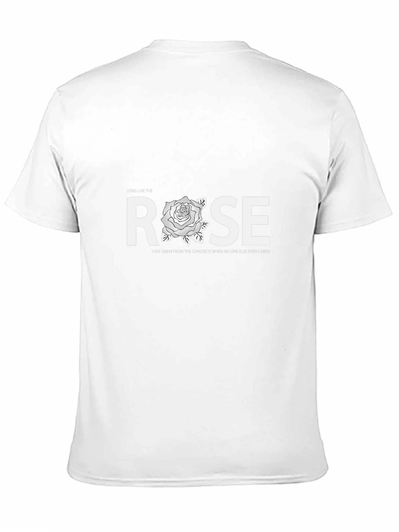 Black Long Live The Rose Graphic T-Shirt view 11