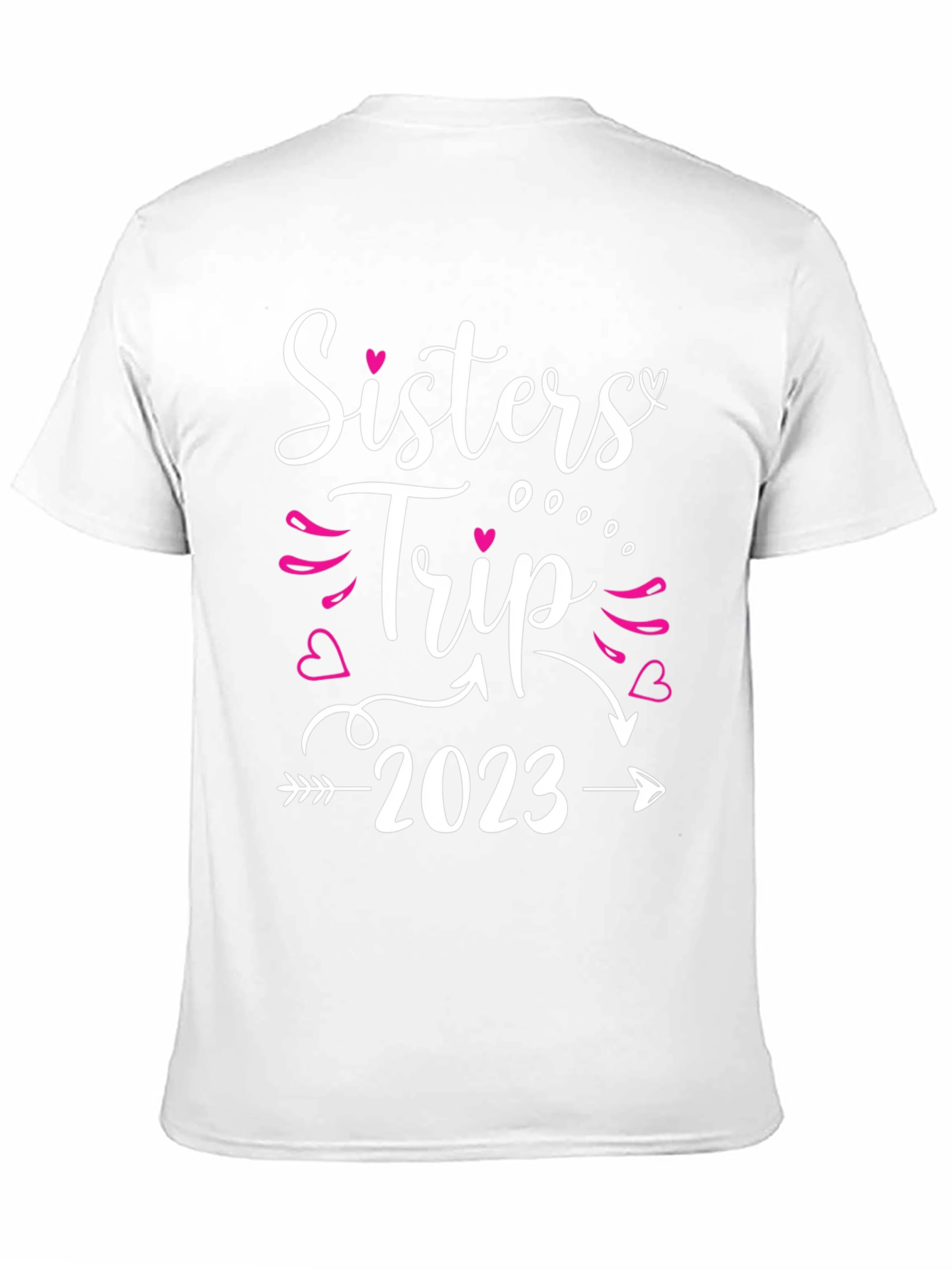 Black Sisters Trip 2023 Black T-Shirt view 11