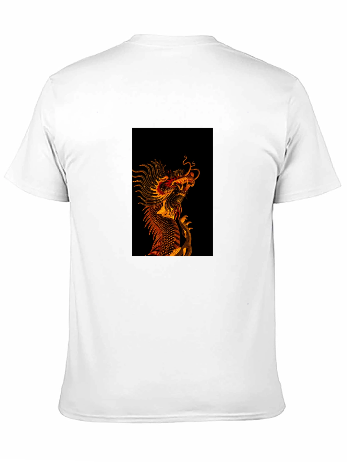 Black Dragon Graphic Tee - Black Cotton Blend view 11