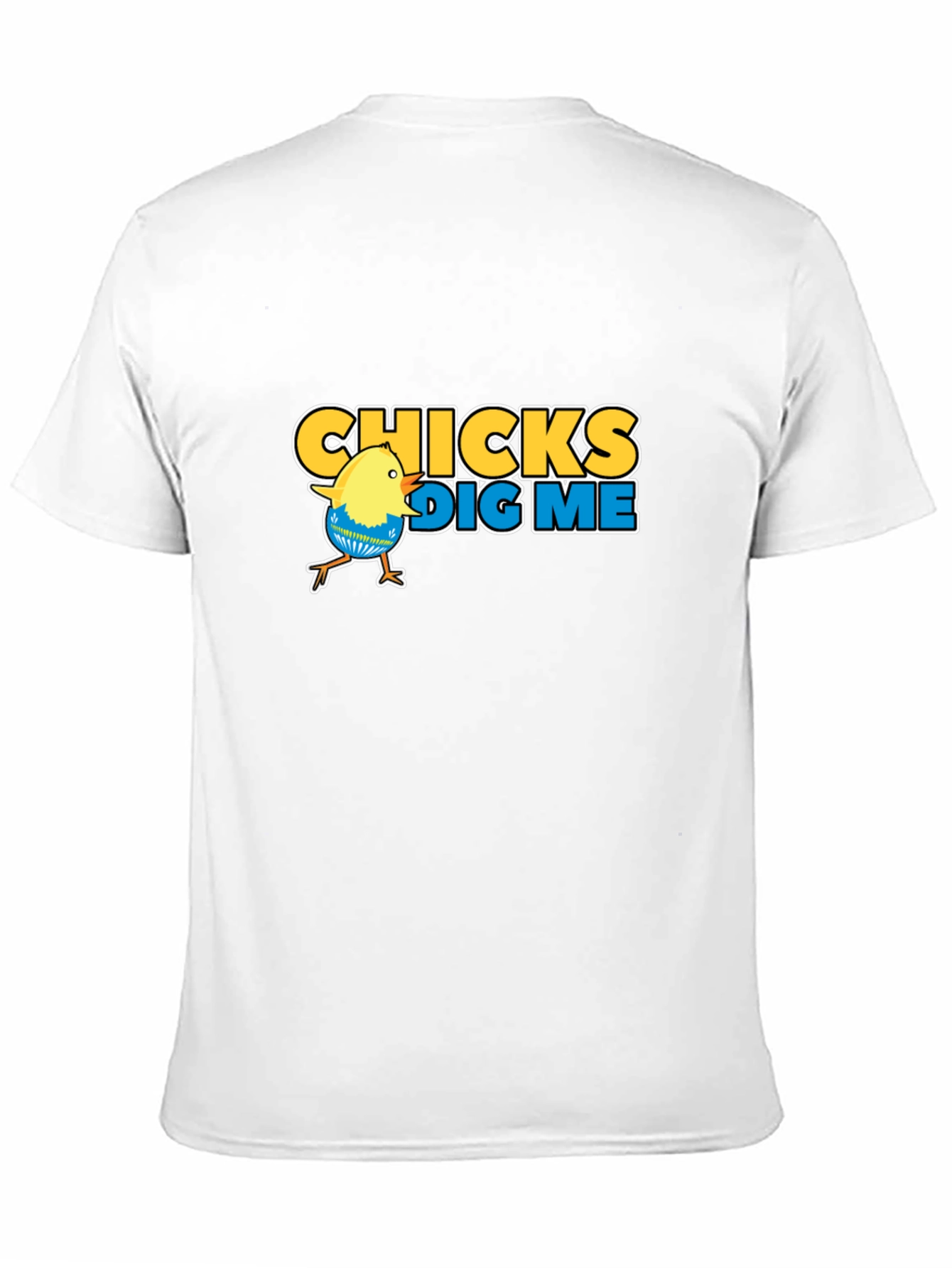 Black Funny Chicks Dig Me Graphic T-Shirt view 11