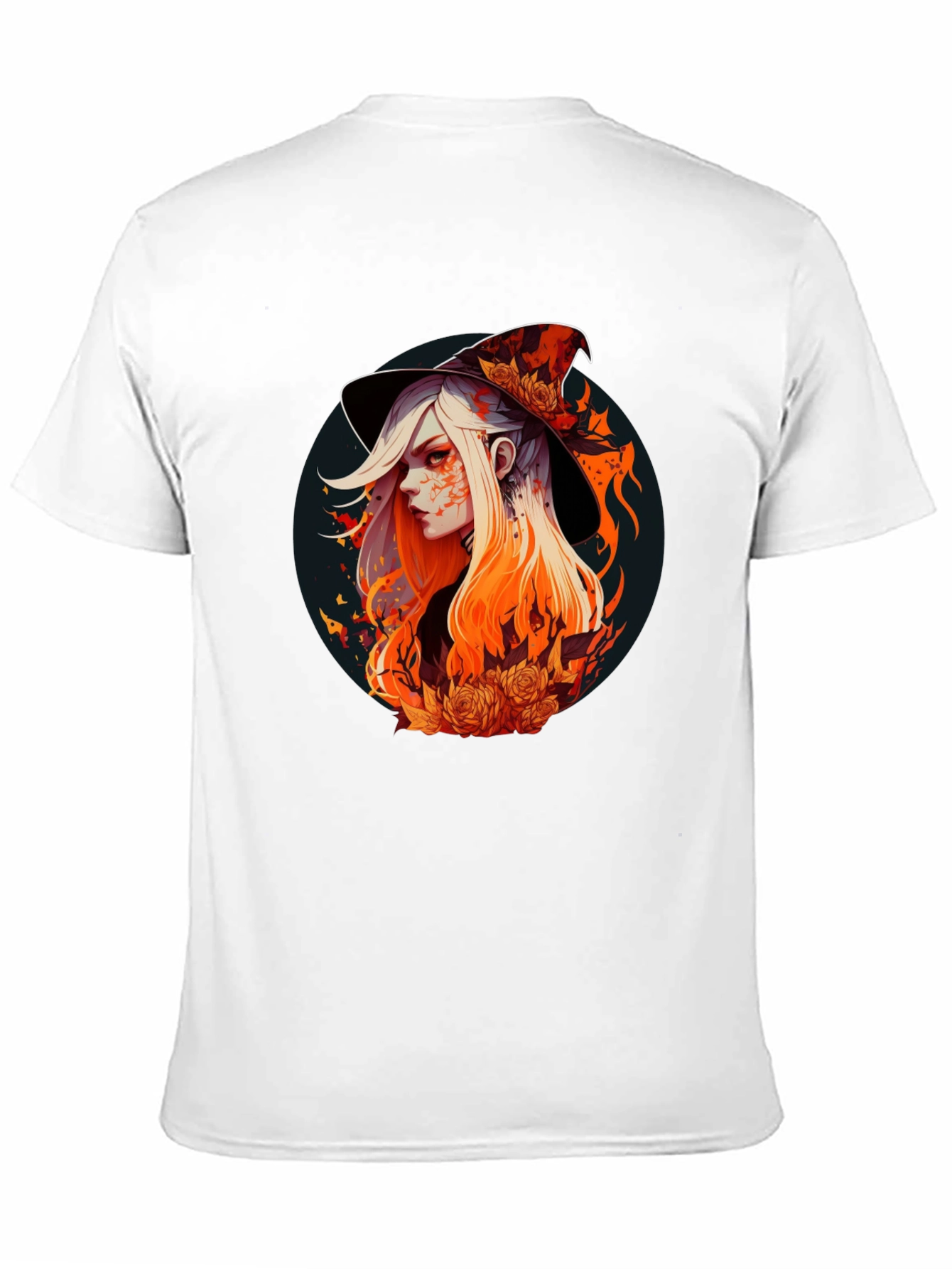 Black Witch Graphic Tee - Stylish Halloween T-Shirt view 11