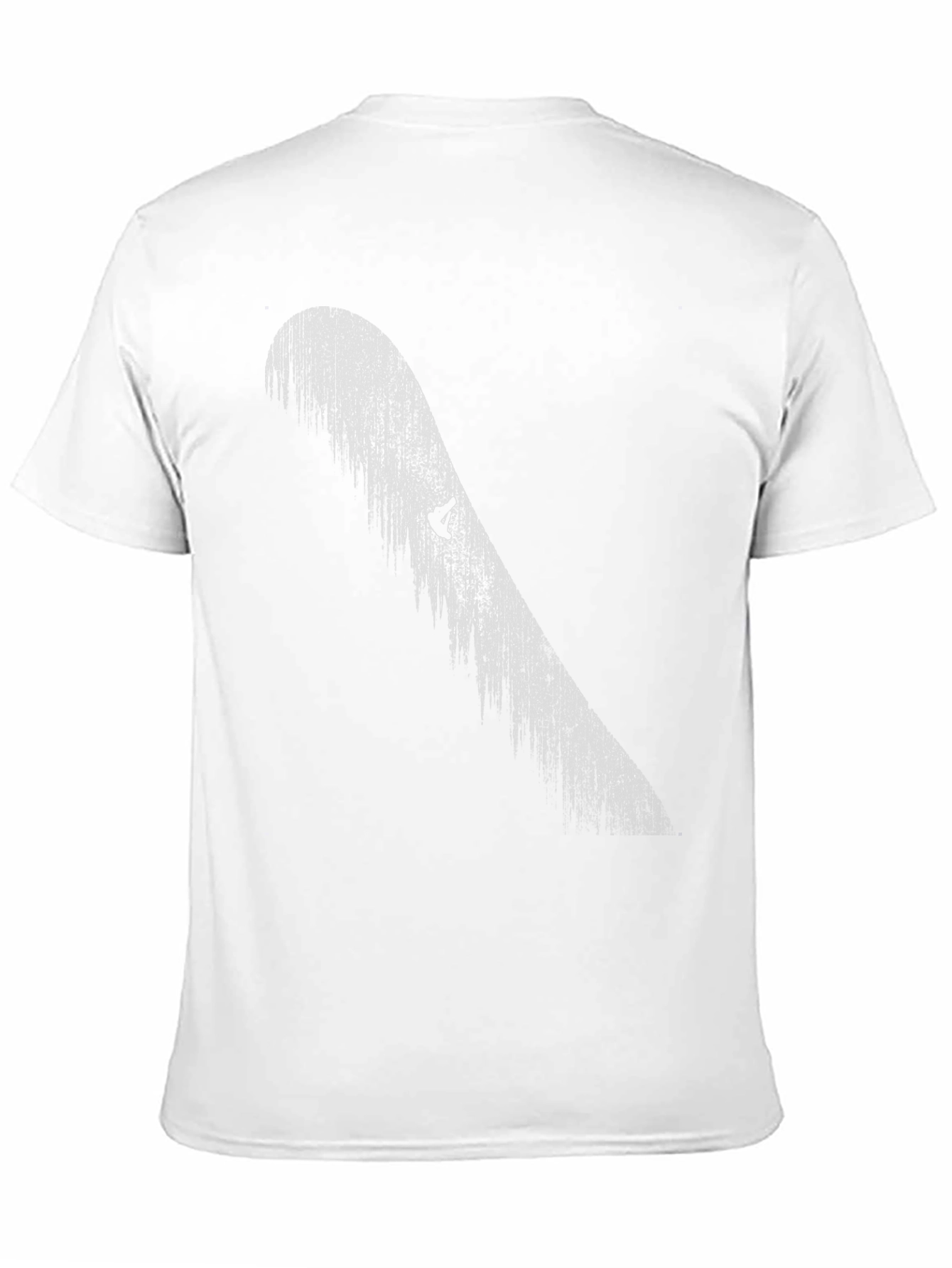 Black Snowboarder Graphic Tee - Black Cotton Blend Shirt view 11