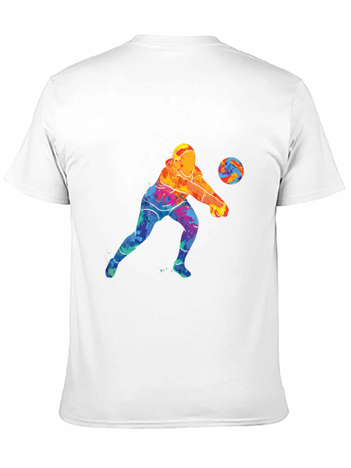 Black Volleyball Player Graphic Tee - Stylish & Comfortable view 11