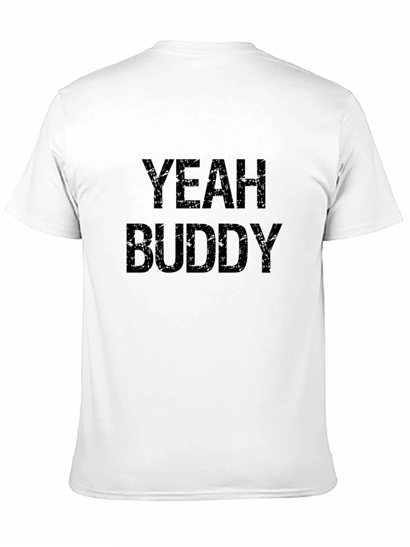 Black Yeah Buddy Graphic T-Shirt - Black Cotton Tee view 11