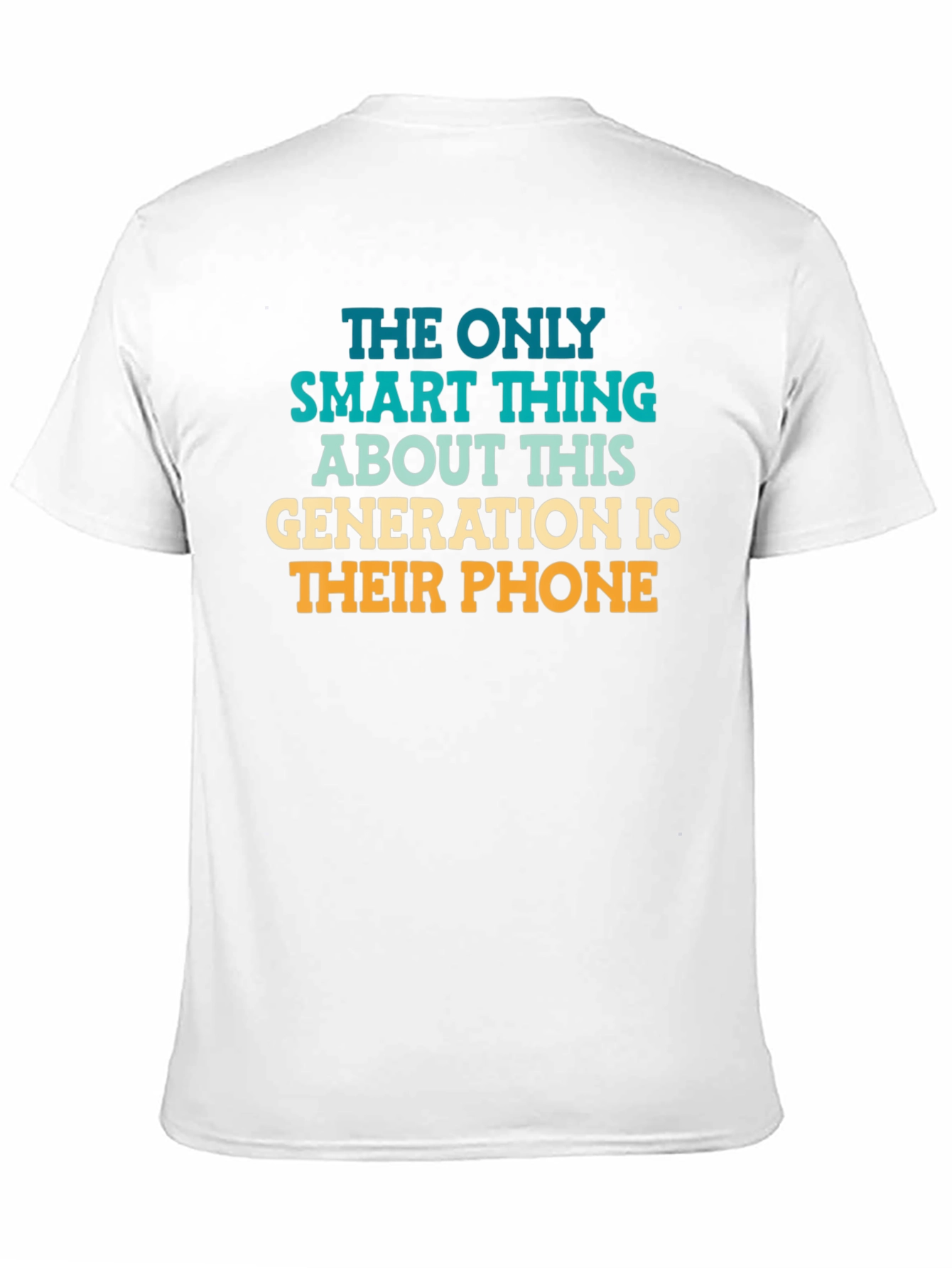 Black Smart Phone Generation Graphic Tee view 11