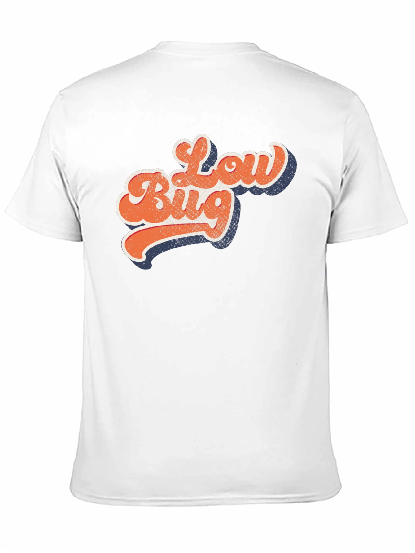 Black Retro "Low Bug" Graphic T-Shirt - Classic Style view 11