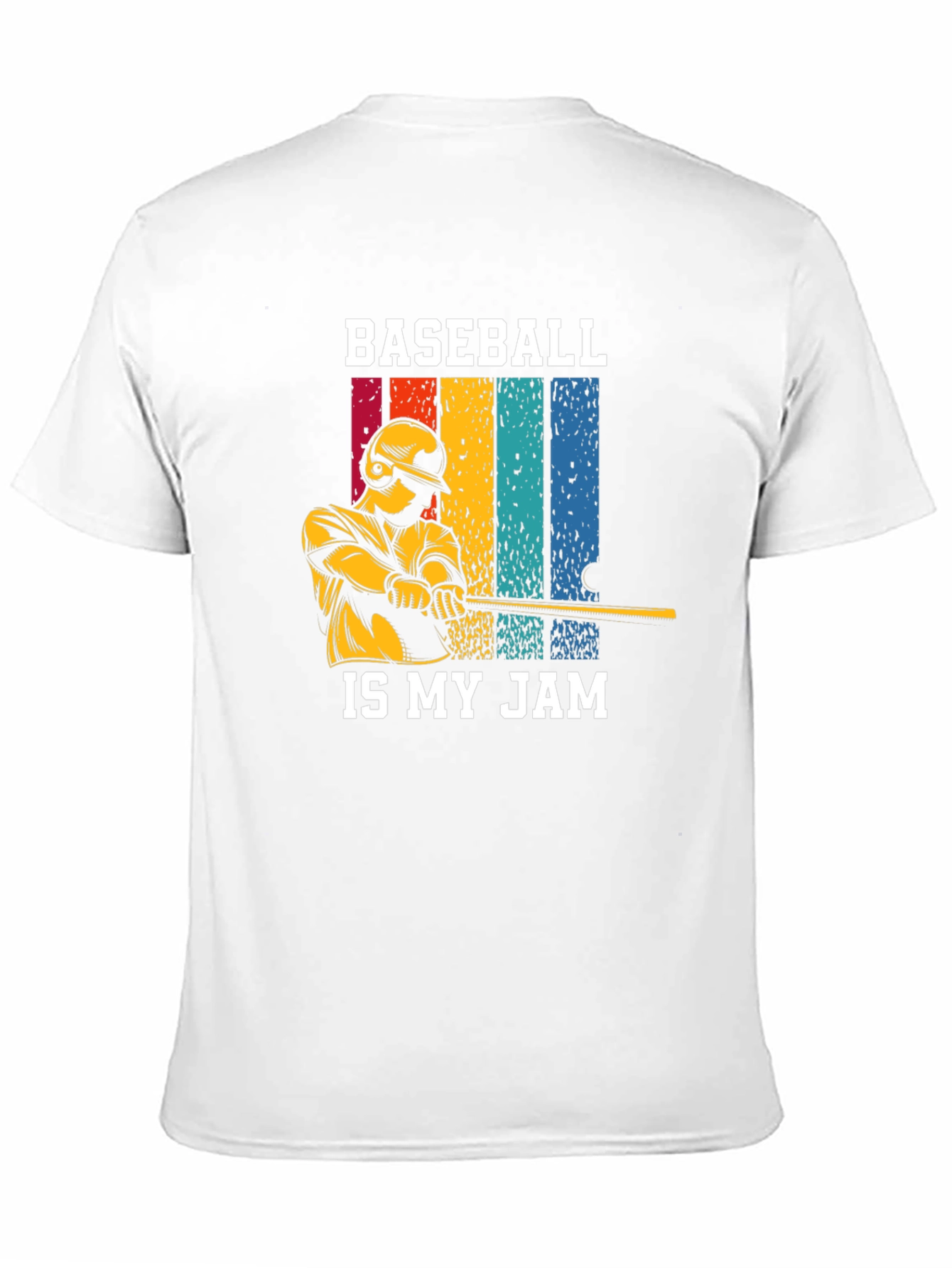 Black Baseball Is My Jam Graphic T-Shirt view 11