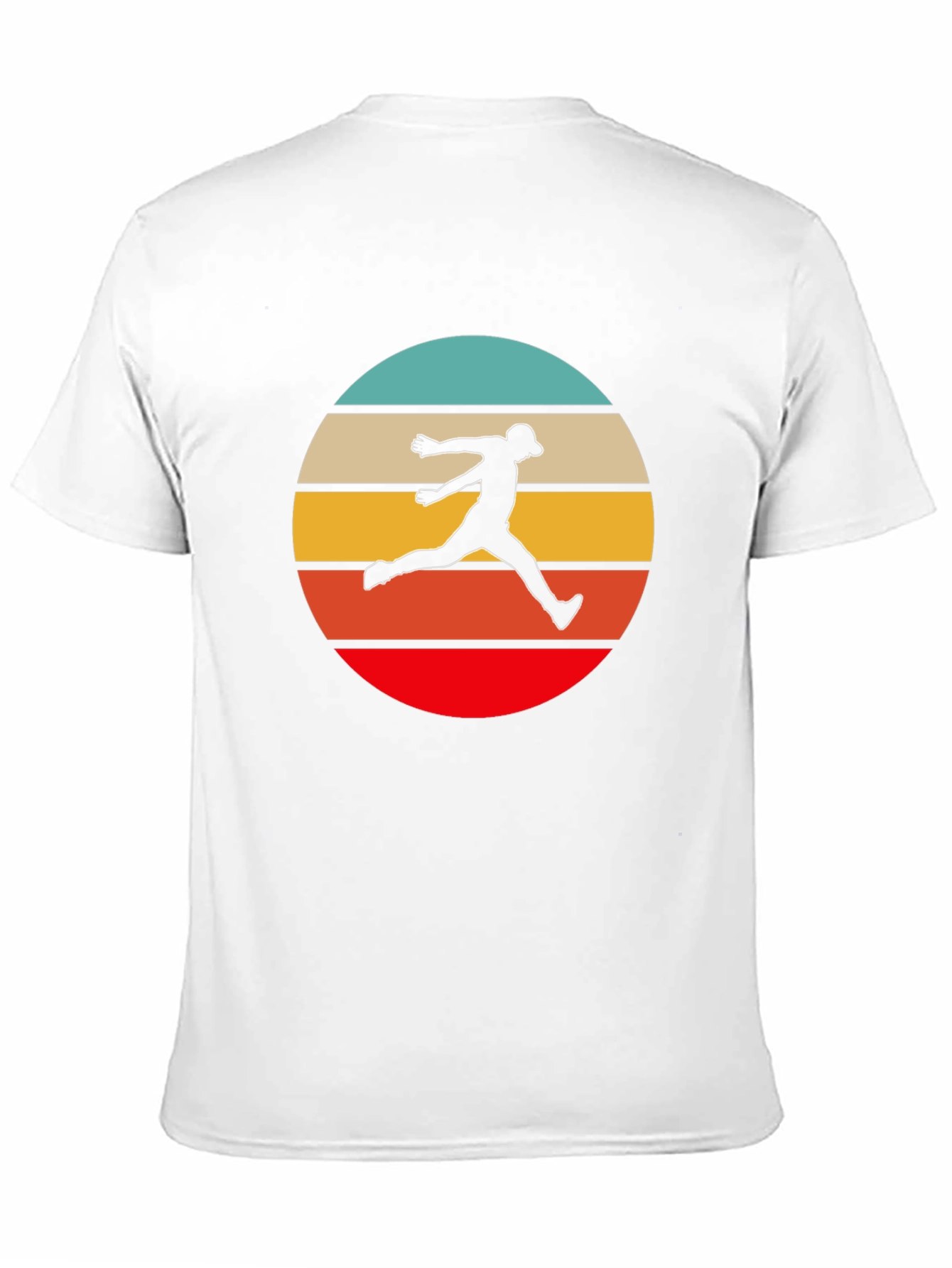 Black Retro Runner T-Shirt - Vintage Style Athletic Tee view 11