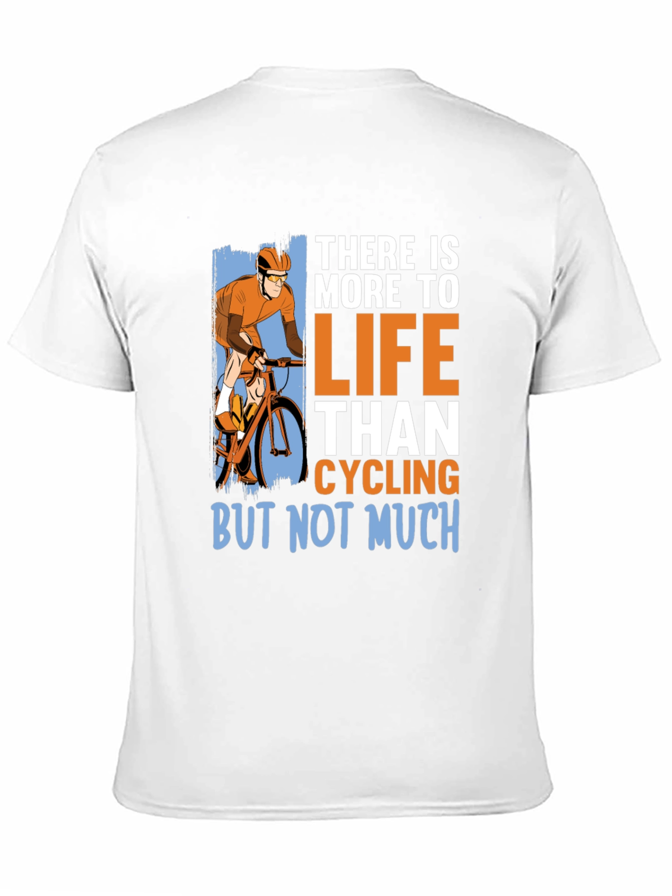 Black Cycling T-Shirt: There Is More To Life Than Cycling view 11