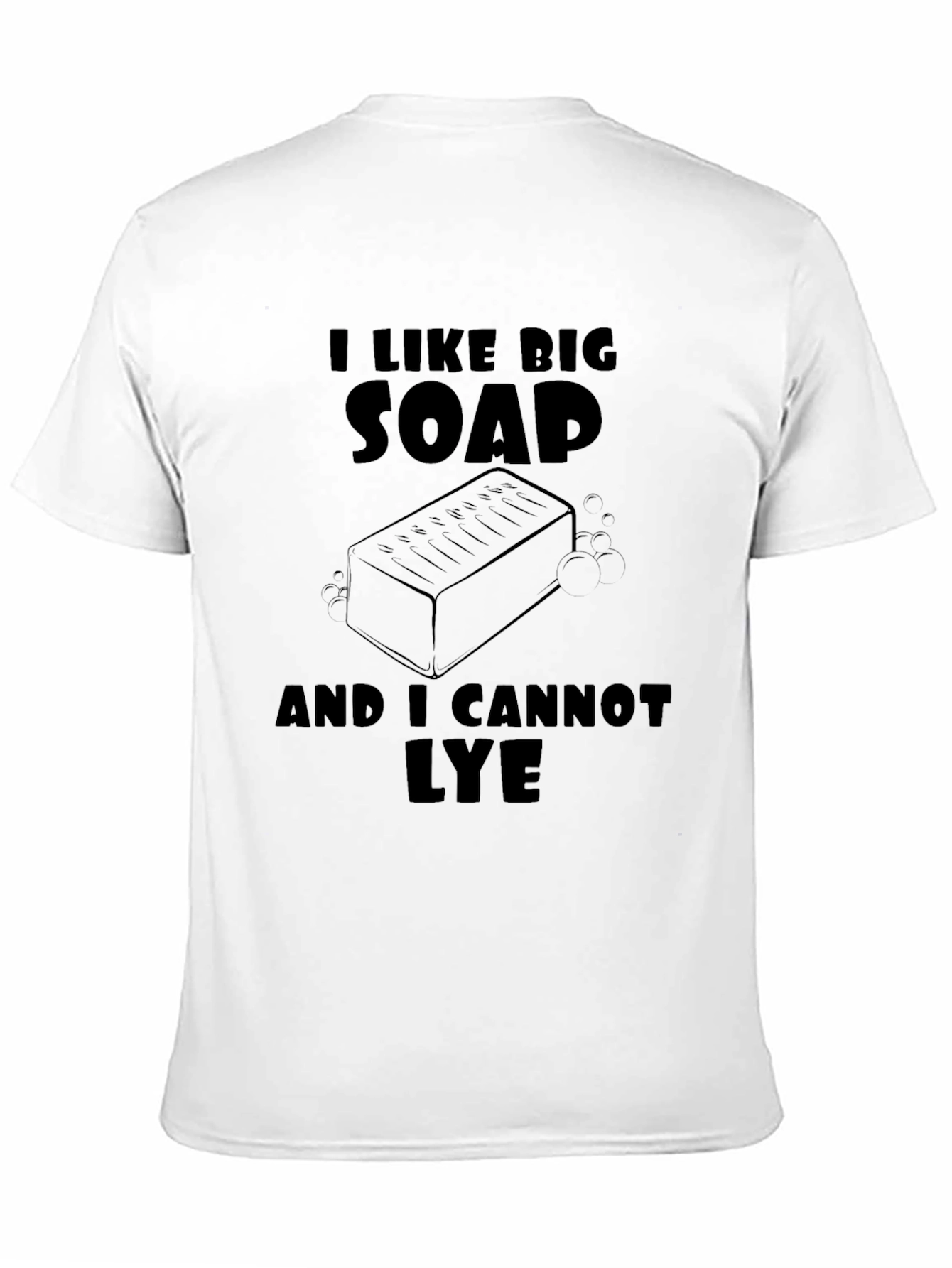Black I Like Big Soap T-Shirt view 11