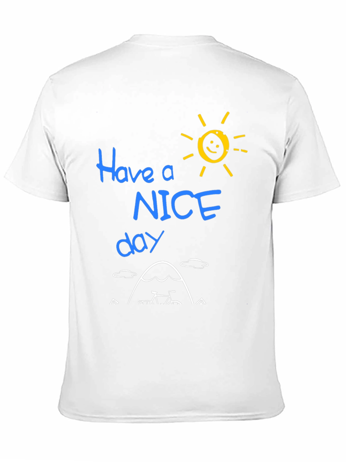 Black Have a Nice Day Graphic T-Shirt view 11