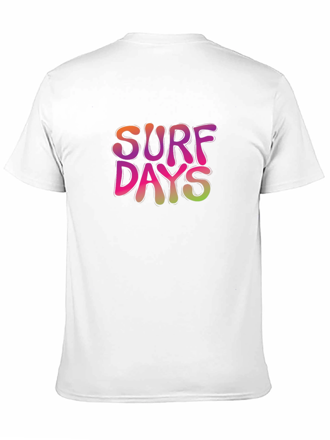Black Surf Days Graphic Tee - Black Cotton T-Shirt view 11