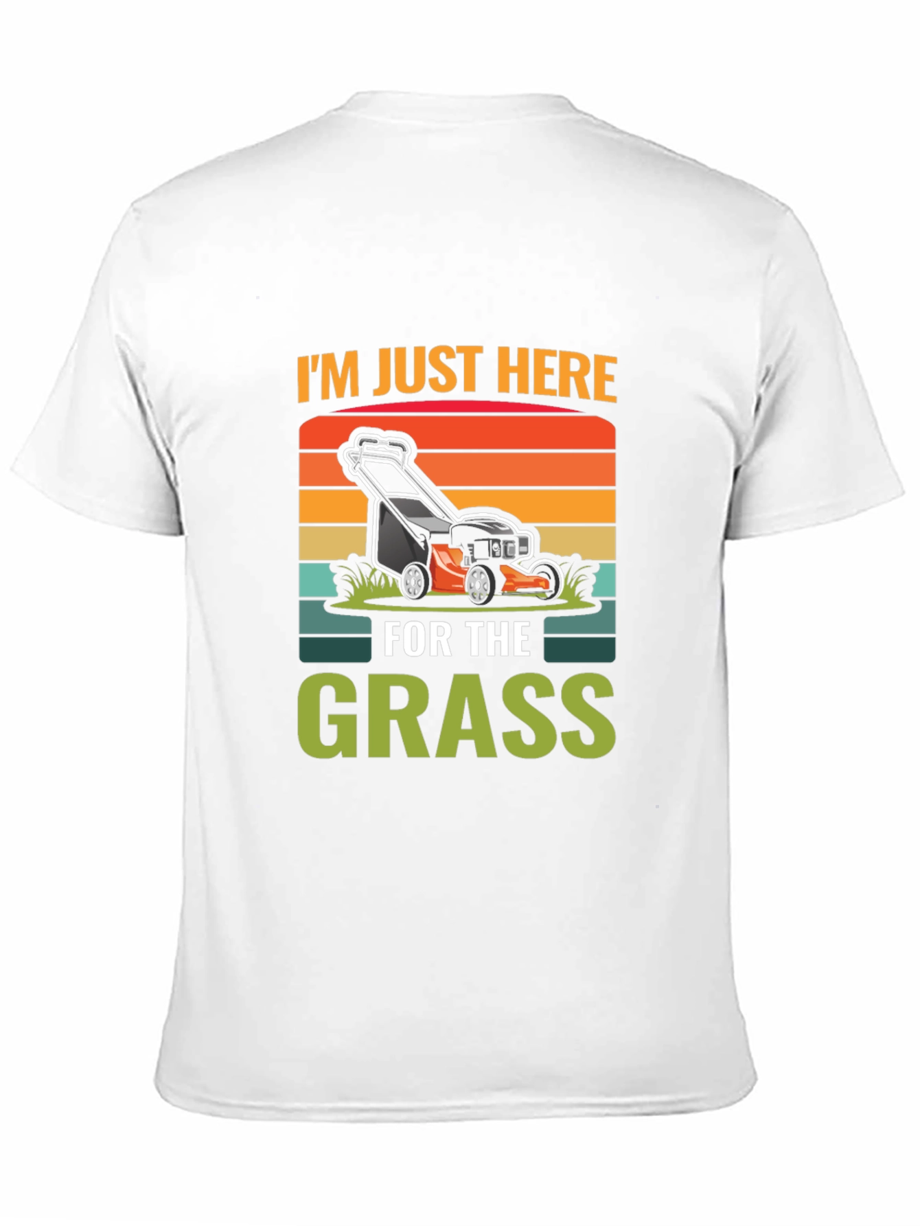 Black I'm Just Here For The Grass T-Shirt view 11