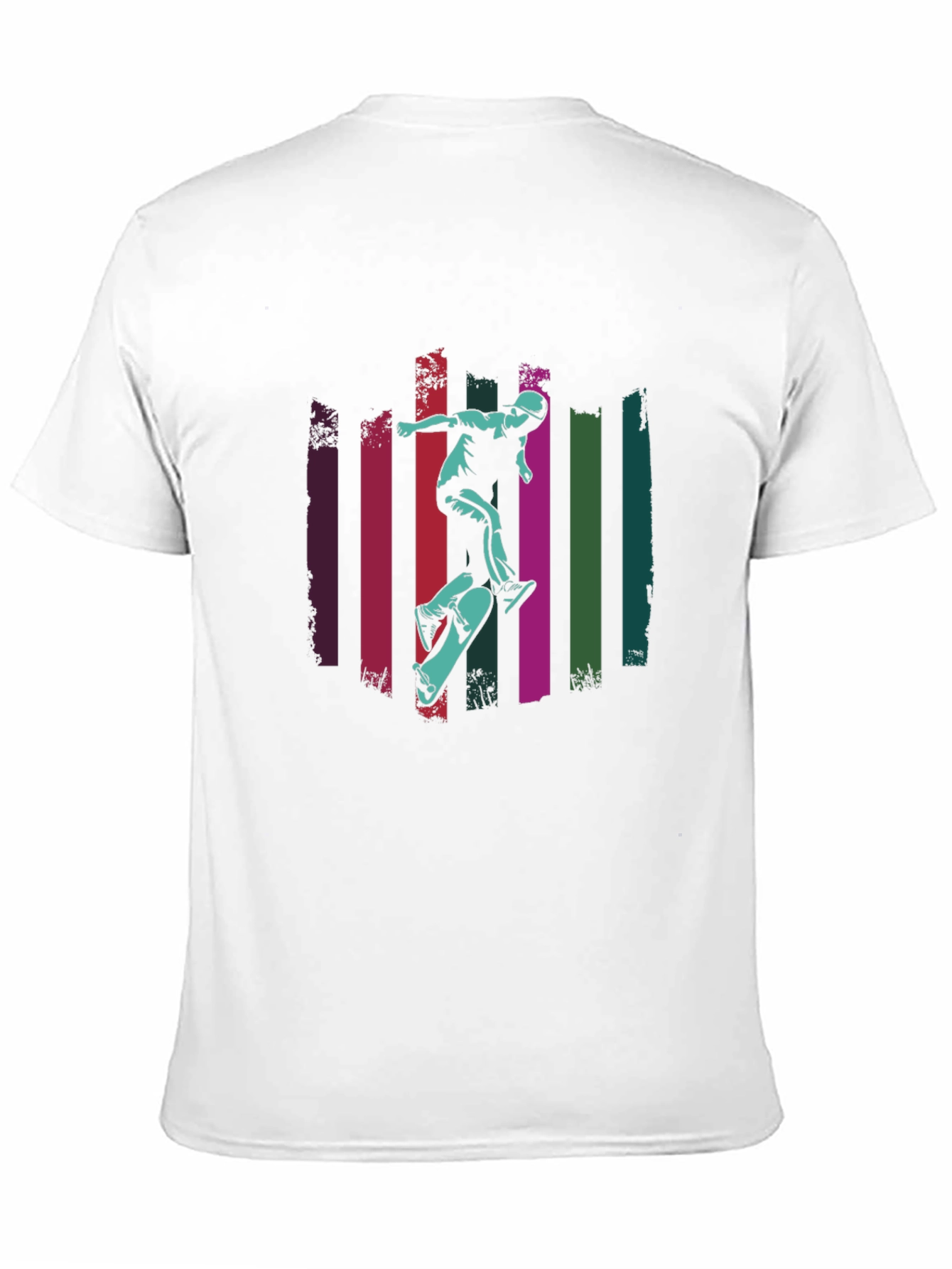 Black Skateboarder Graphic Tee - Stylish Black Cotton T-Shirt view 11