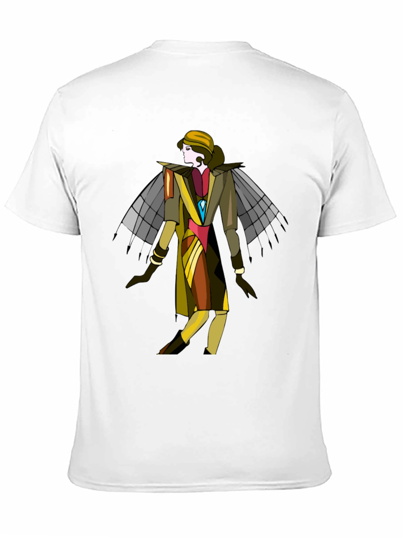 Art Deco Style Graphic Tee - Unique Design - 11