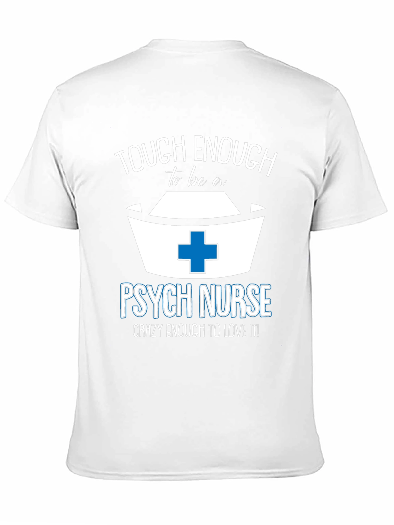Black Tough Enough Psych Nurse Tee view 11