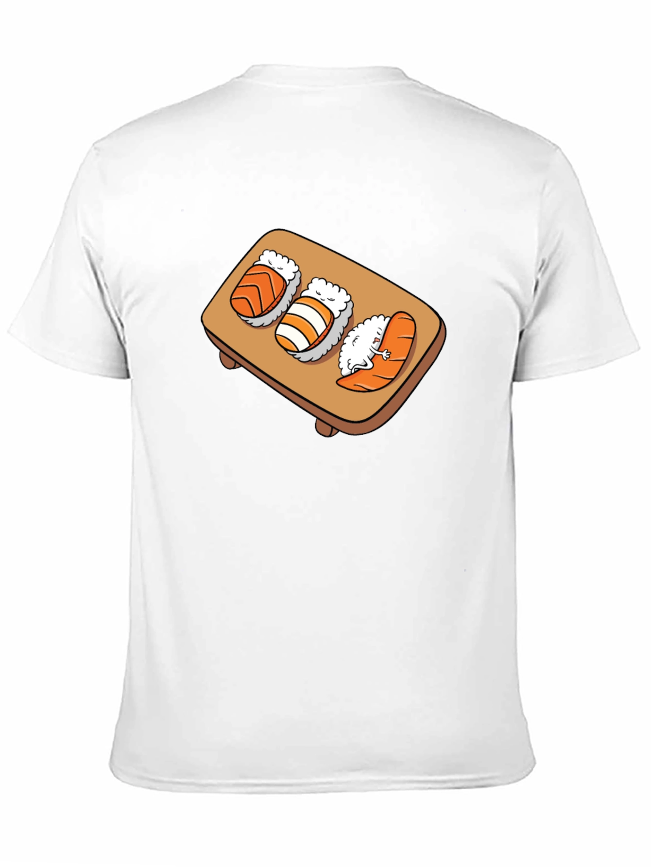 Black Sushi Graphic Black T-Shirt view 11