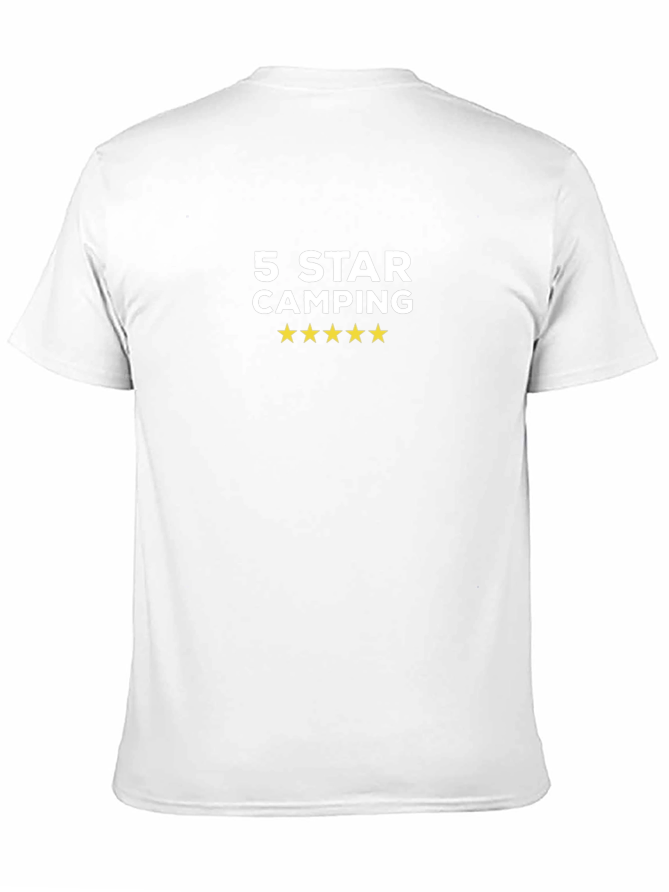 Black 5 Star Camping T-Shirt view 11