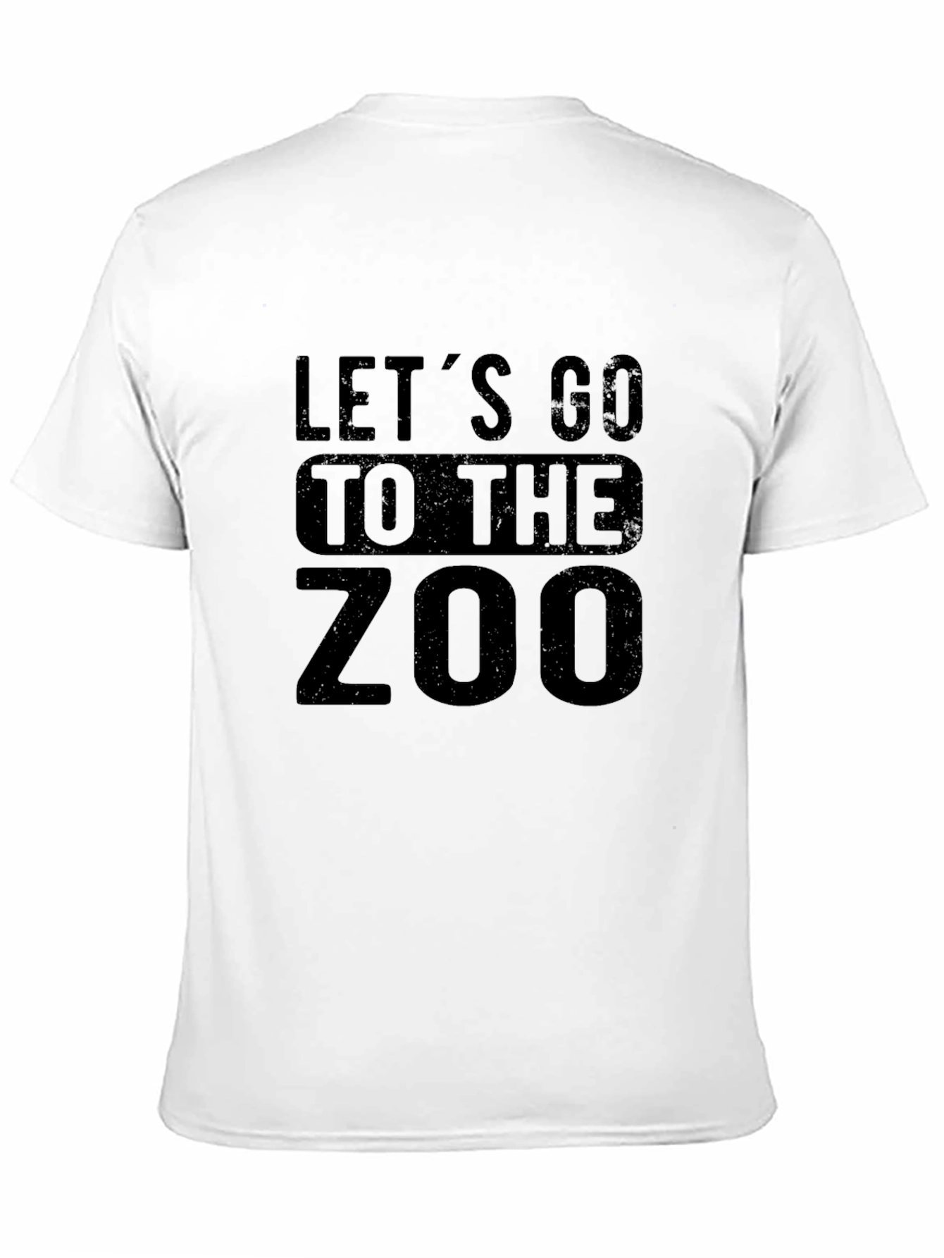Black Let's Go to the Zoo Graphic Tee view 11