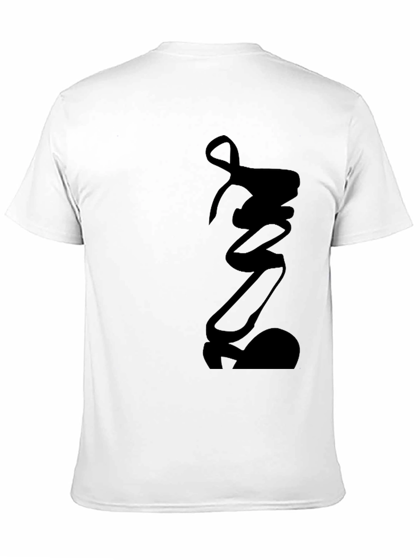 Black Modern Black Graphic Tee - Unique Design view 11